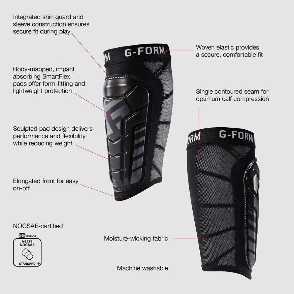G Form Pro-S Vento Soccer Shin Guards - Image 4