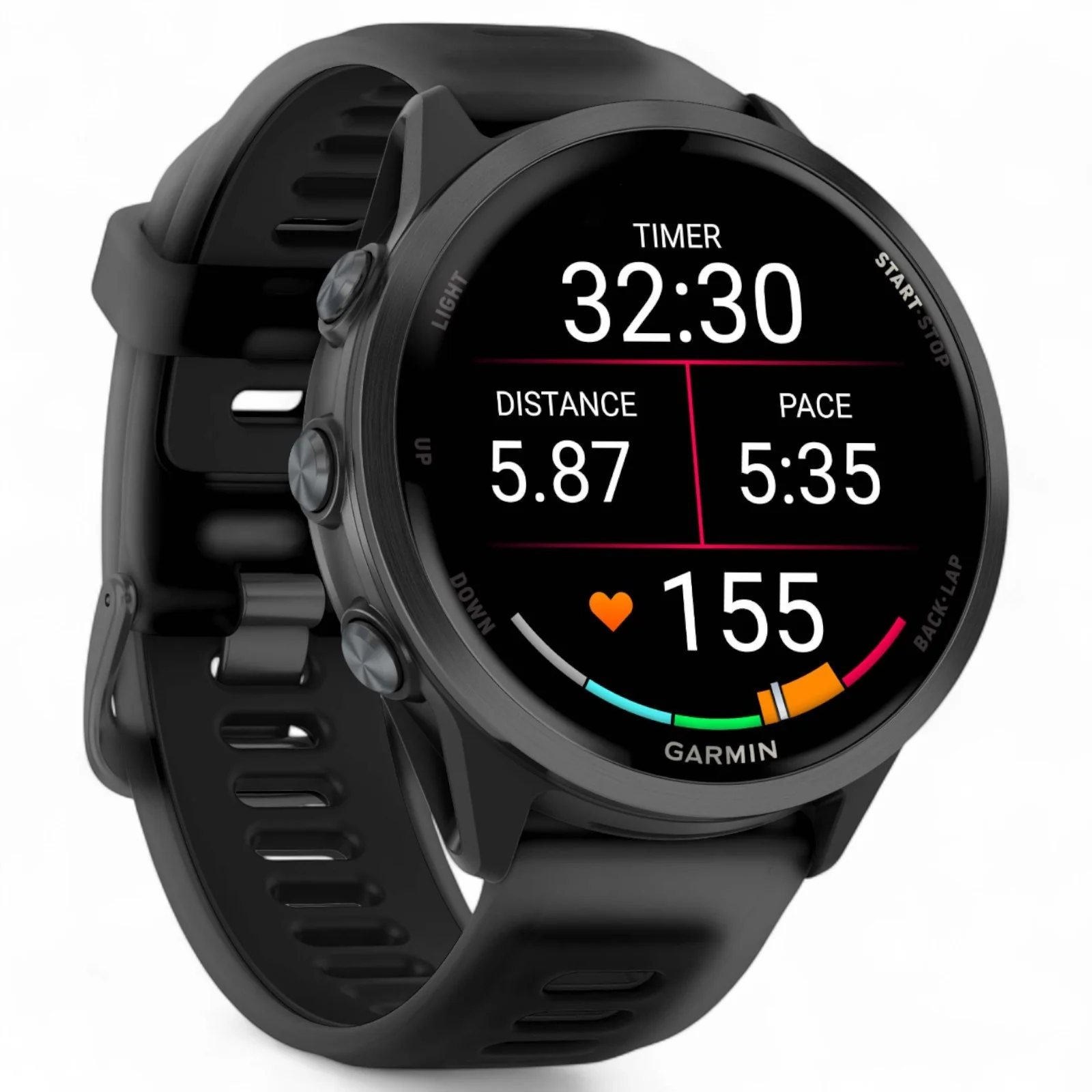 Garmin Forerunner® 570 Smartwatch 47mm - Black - Image 7