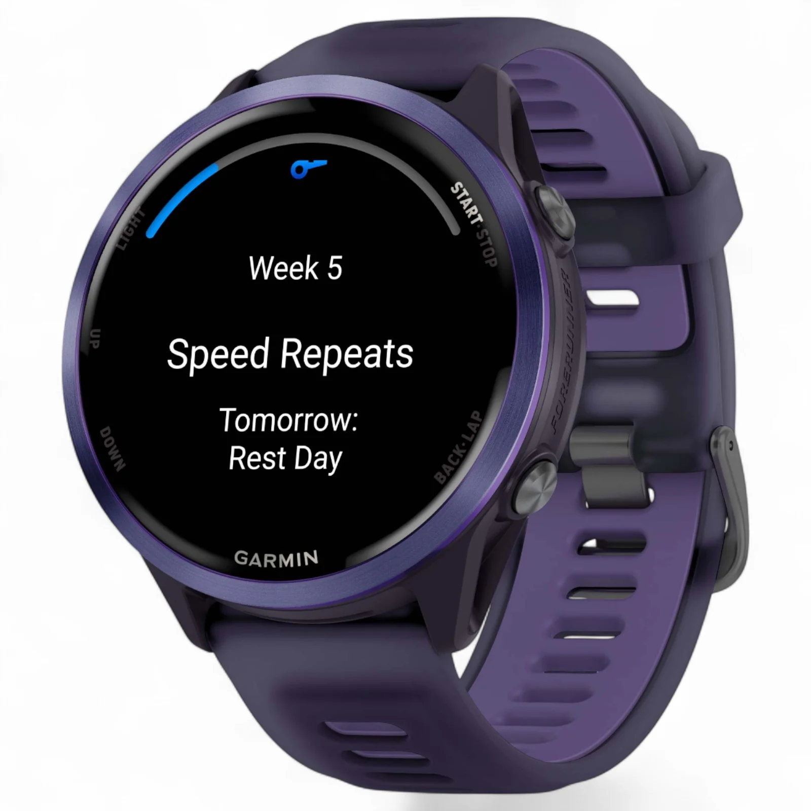 Garmin Forerunner® 570 Smartwatch 47mm - Purple - Image 12