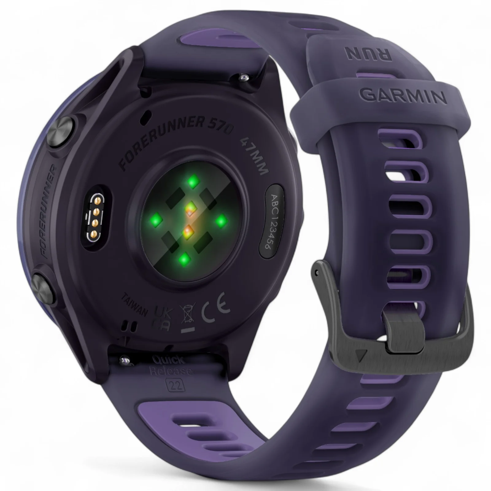 Garmin Forerunner® 570 Smartwatch 47mm - Purple - Image 3