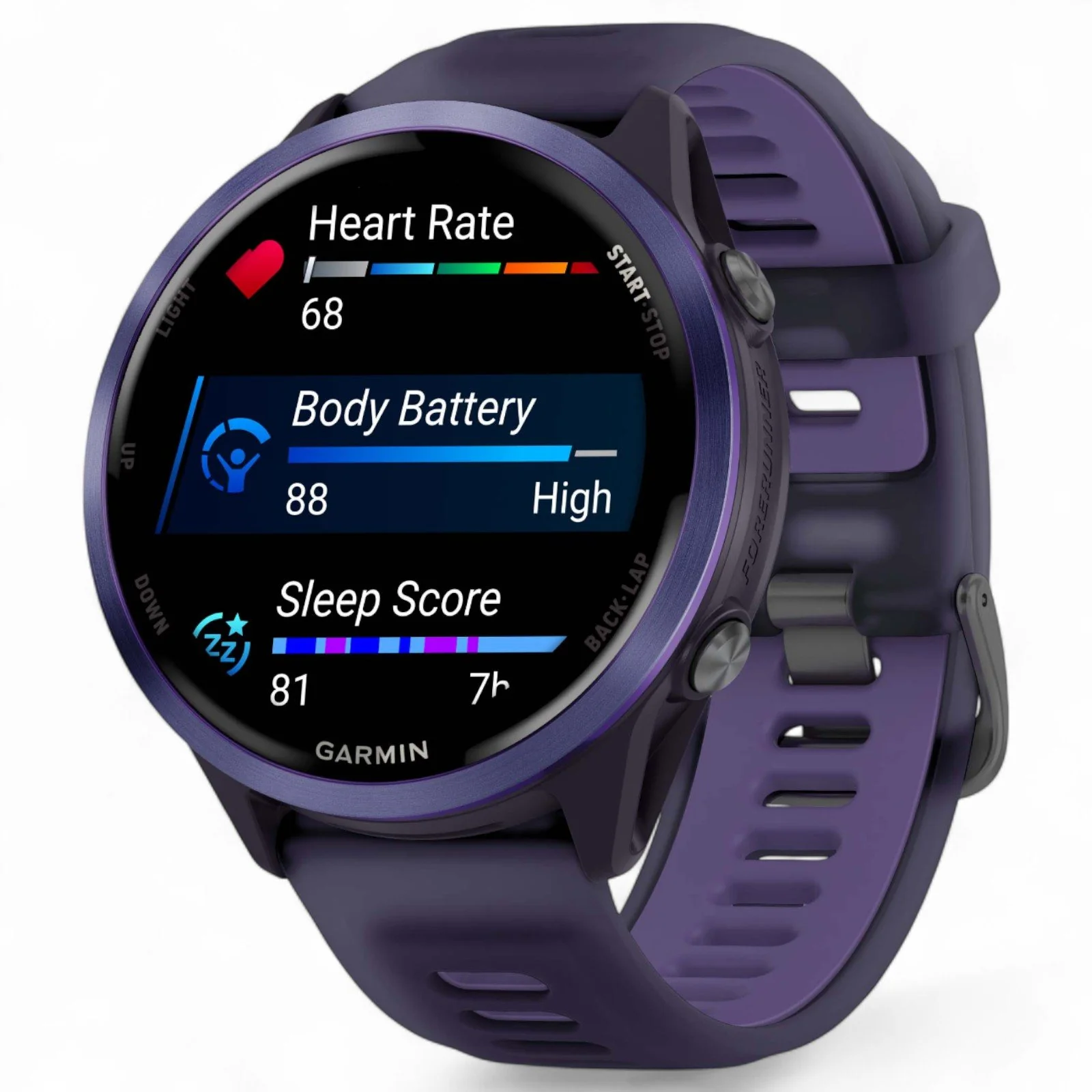 Garmin Forerunner® 570 Smartwatch 47mm - Purple - Image 7