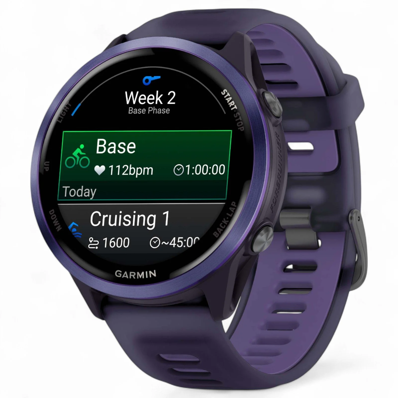 Garmin Forerunner® 570 Smartwatch 47mm - Purple - Image 9
