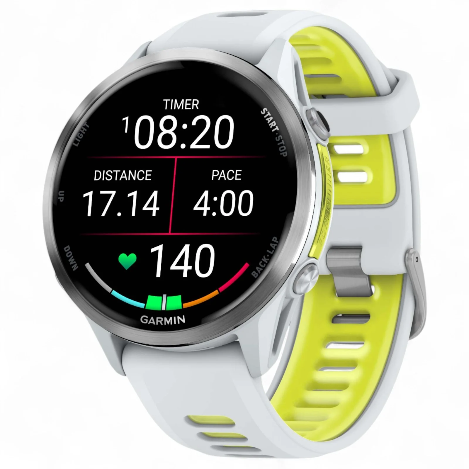 Garmin Forerunner® 970 Smartwatch - White - Image 3