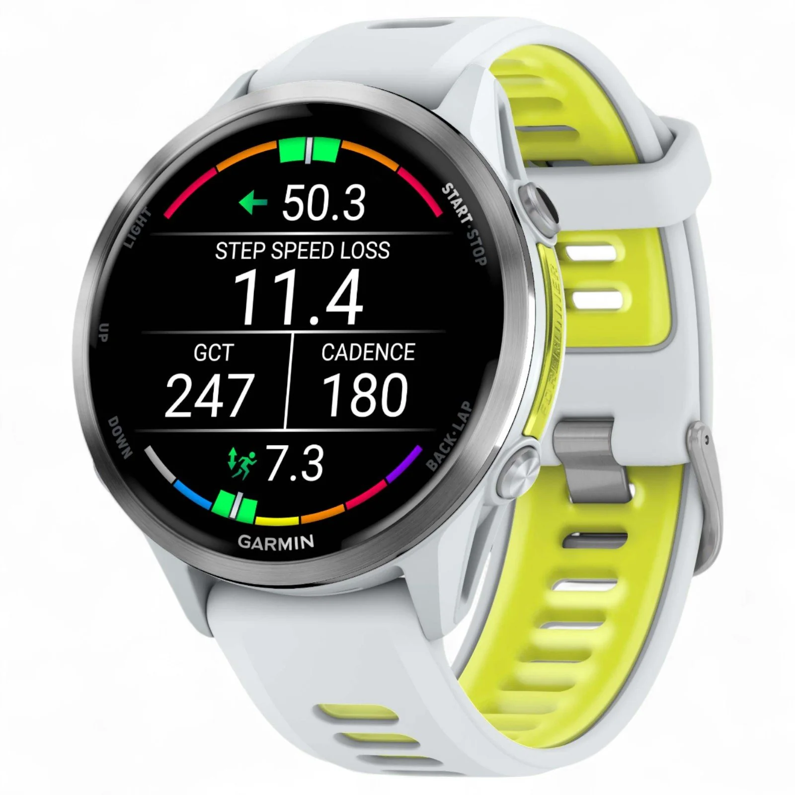 Garmin Forerunner® 970 Smartwatch - White - Image 4