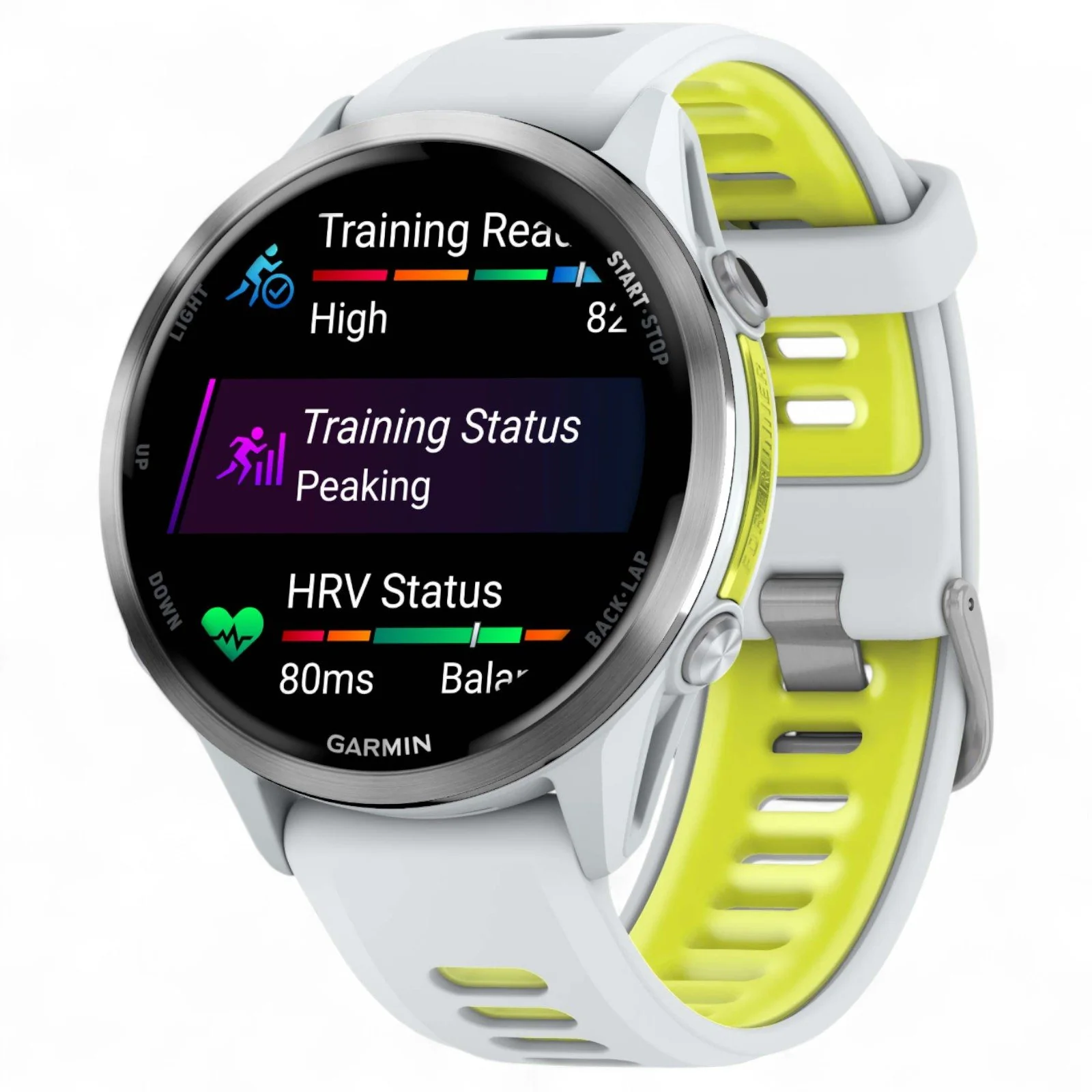 Garmin Forerunner® 970 Smartwatch - White - Image 5