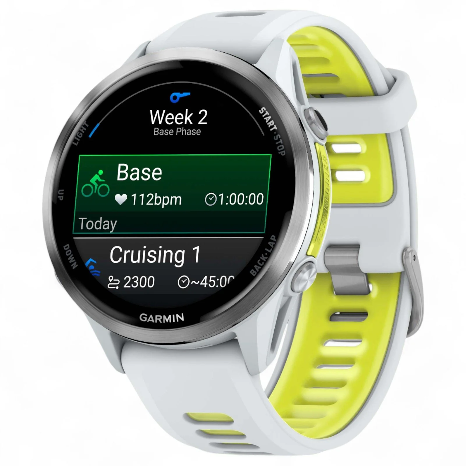 Garmin Forerunner® 970 Smartwatch - White - Image 8