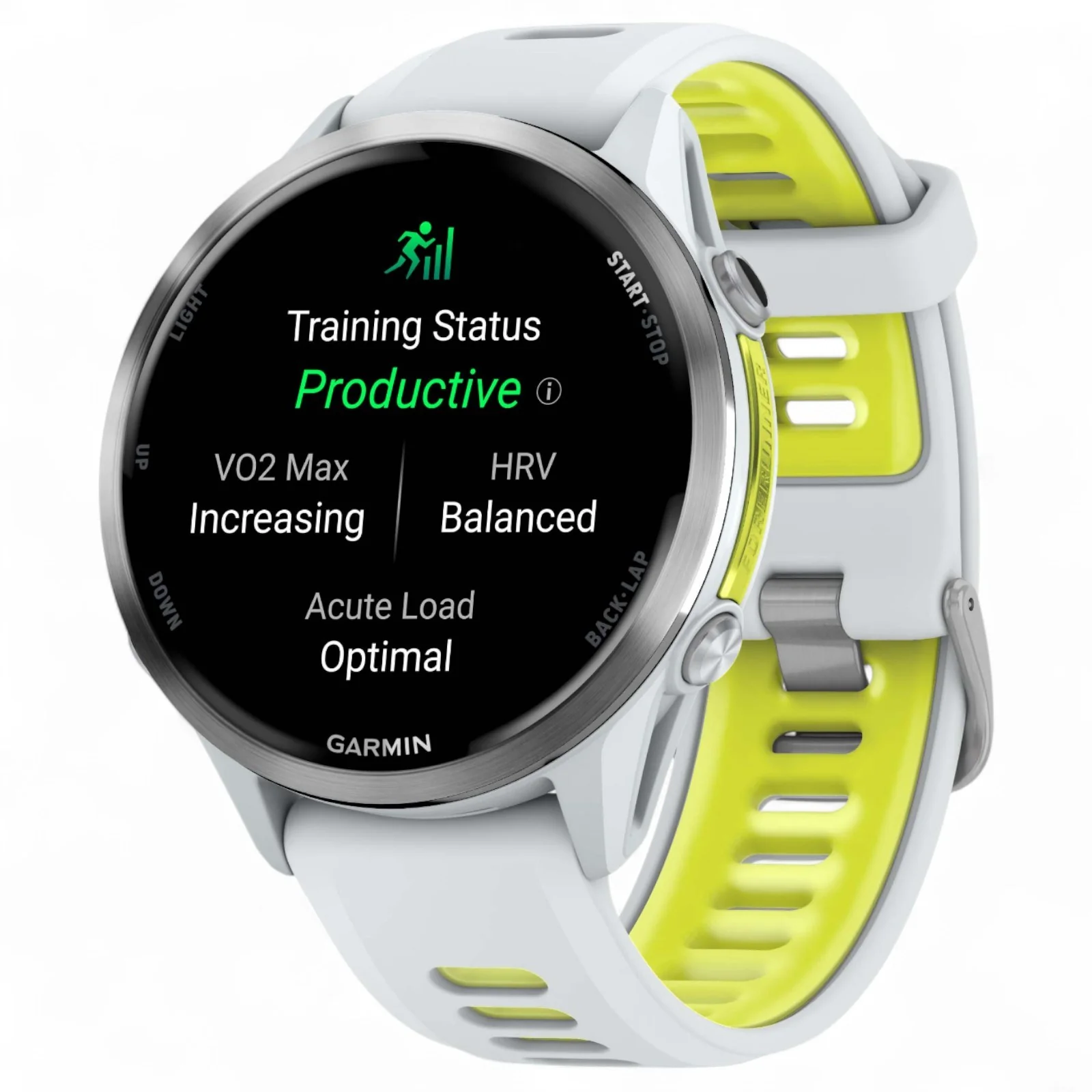 Garmin Forerunner® 970 Smartwatch - White - Image 9