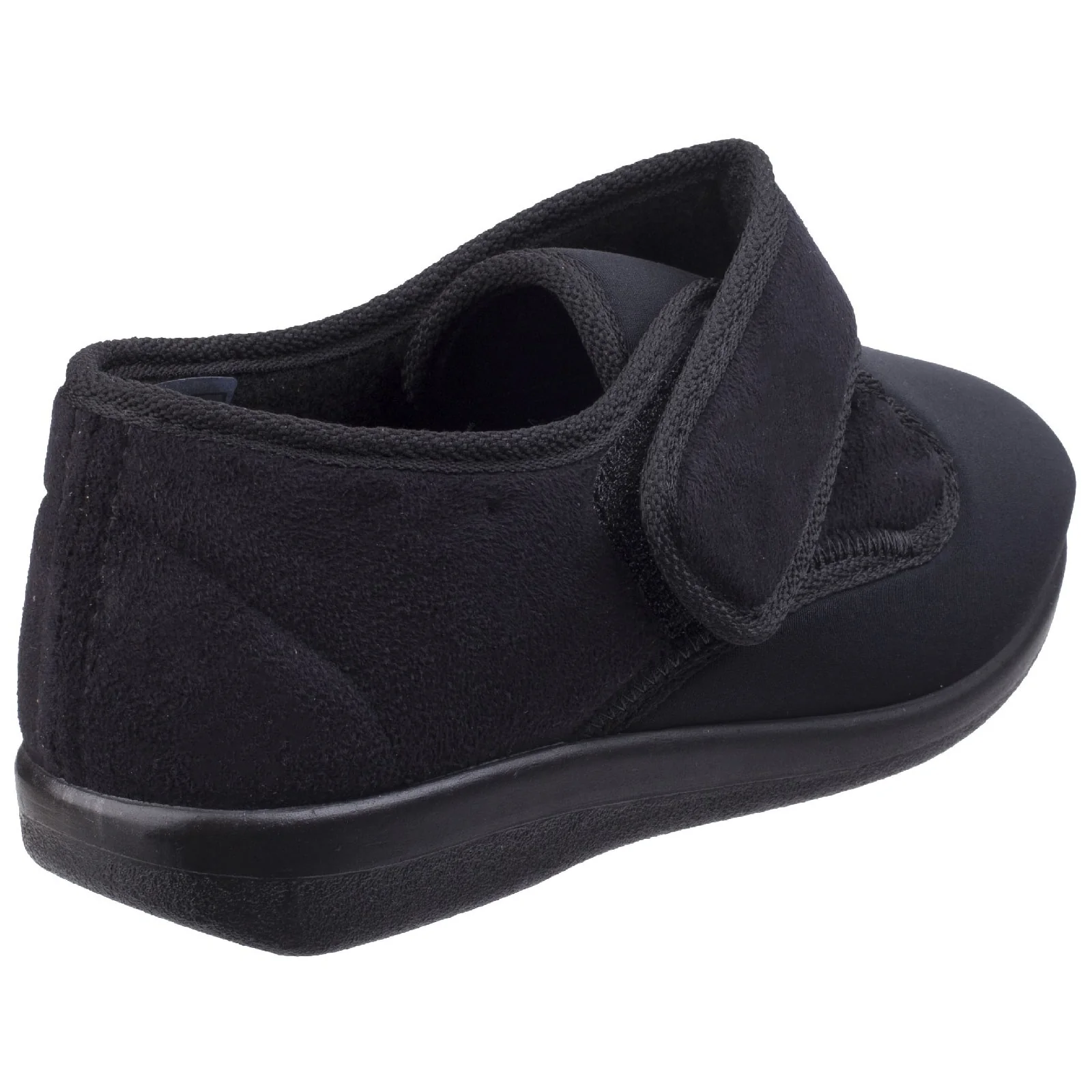 GBS Med Unisex Frenchay Ladies Classic Slippers Black - Image 3