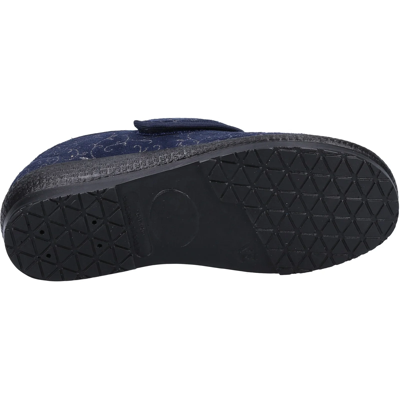 GBS Med Womens Geraldine Ladies Classic Slippers Navy - Image 2