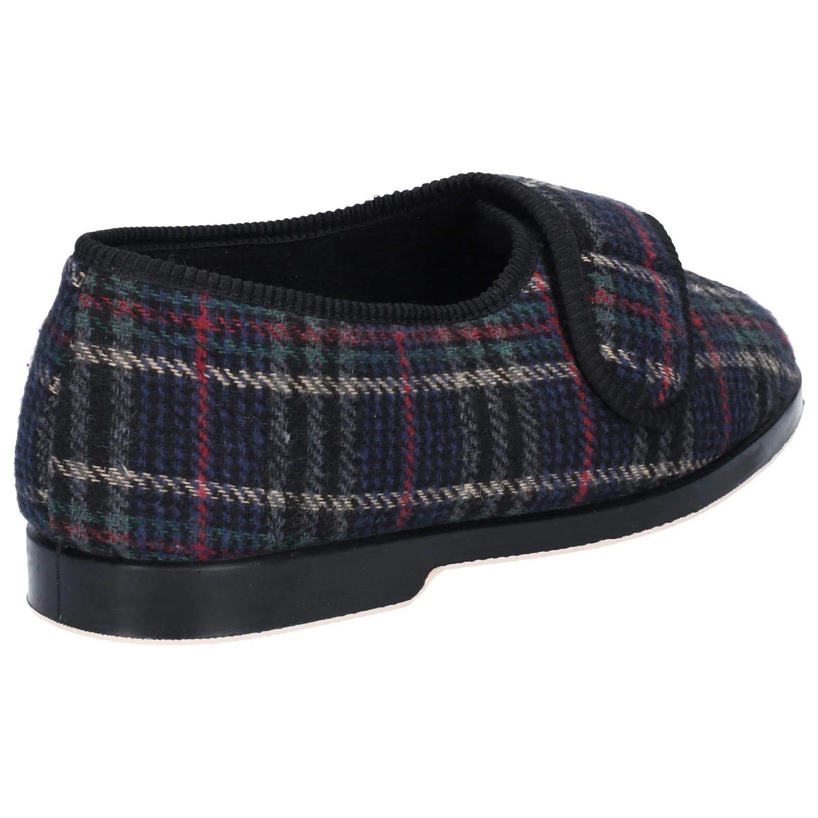 GBS Mens Bill Touch Fastening Slipper Check - Image 3
