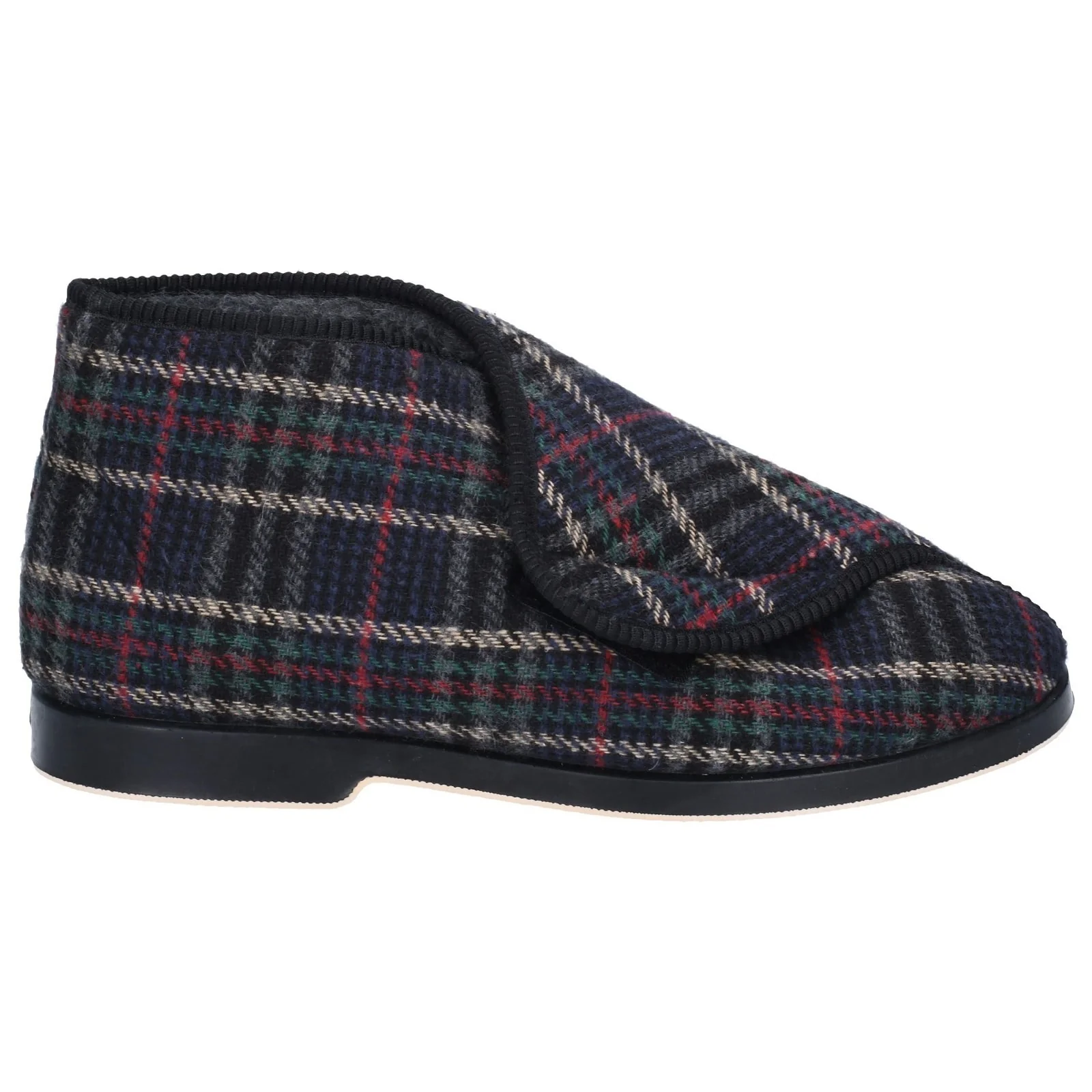 GBS Mens William Great British Touch Fastening Bootee Check