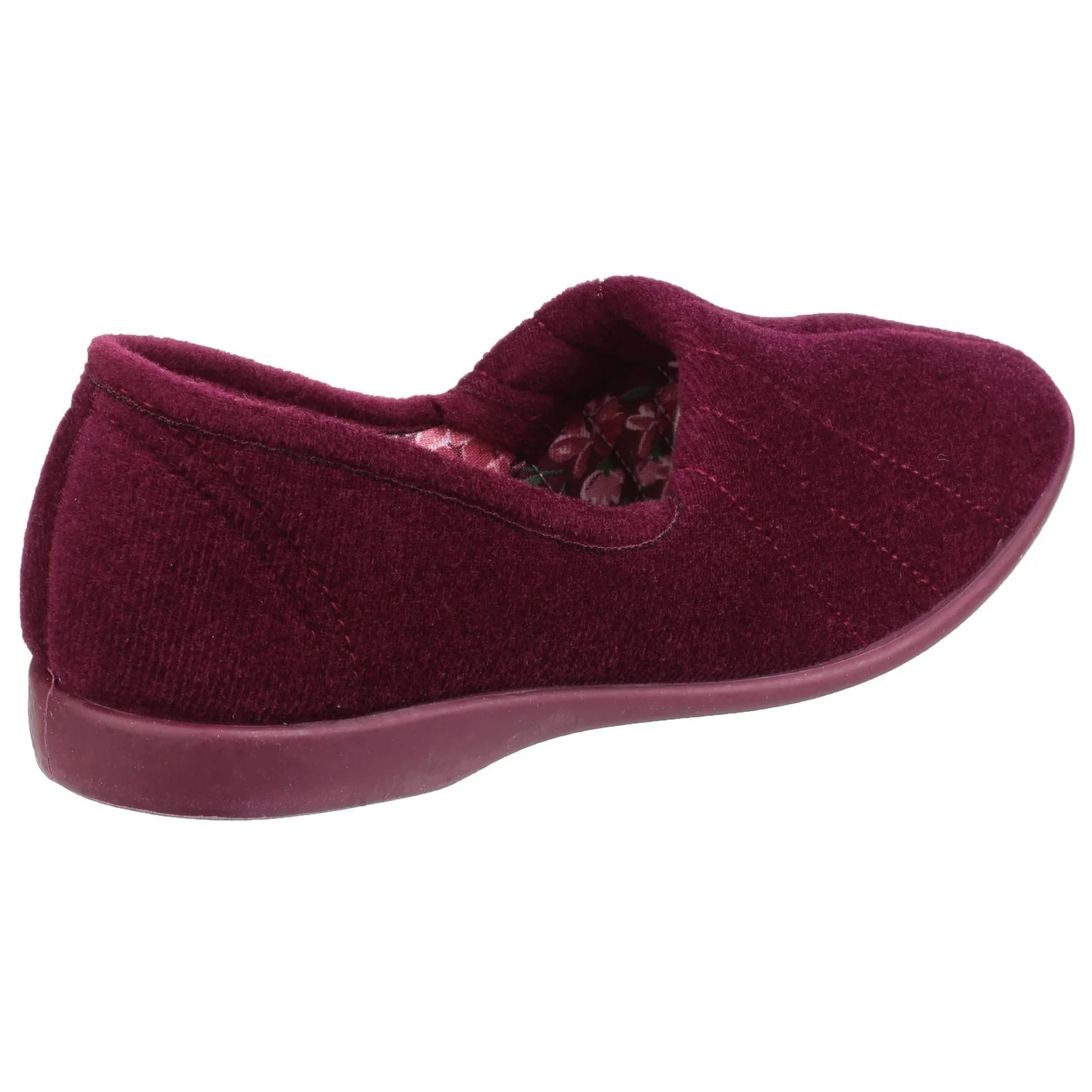 GBS Womens Audrey Ladies Slipper Burgundy - Image 3
