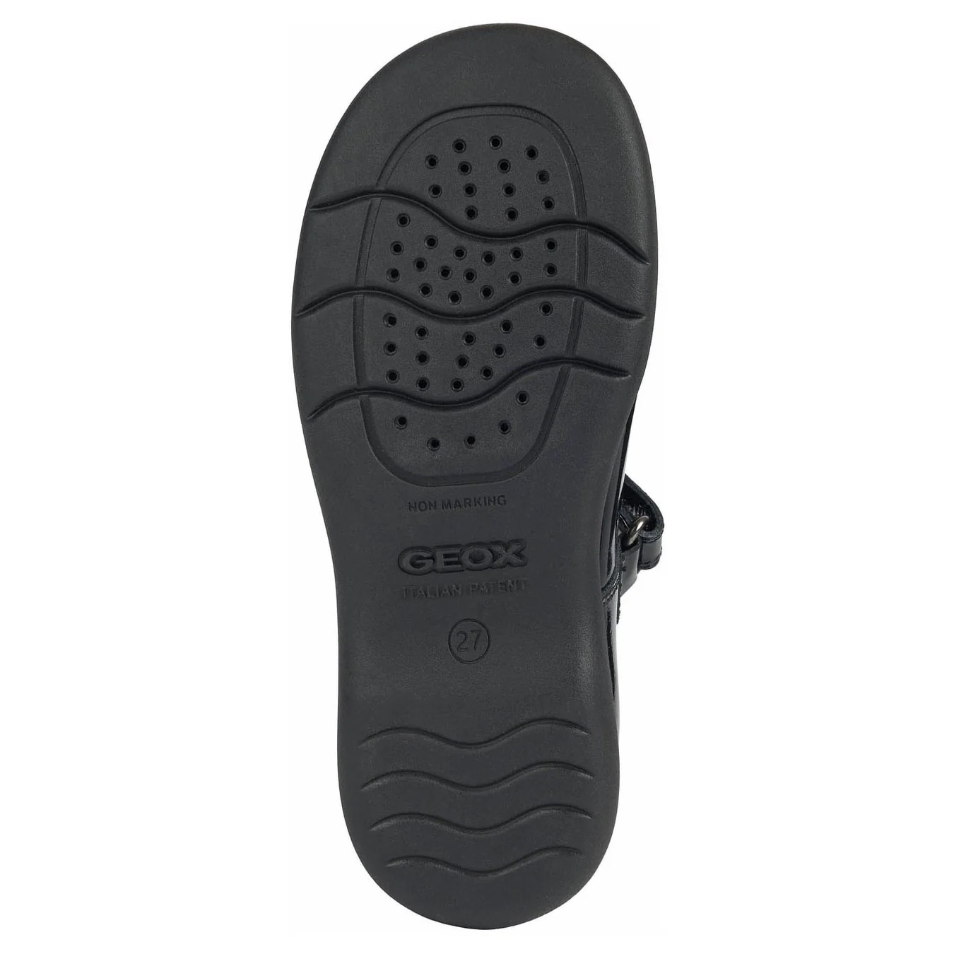 Geox Junior Girls Naimara Girl Ballerina Black Patent - Image 2