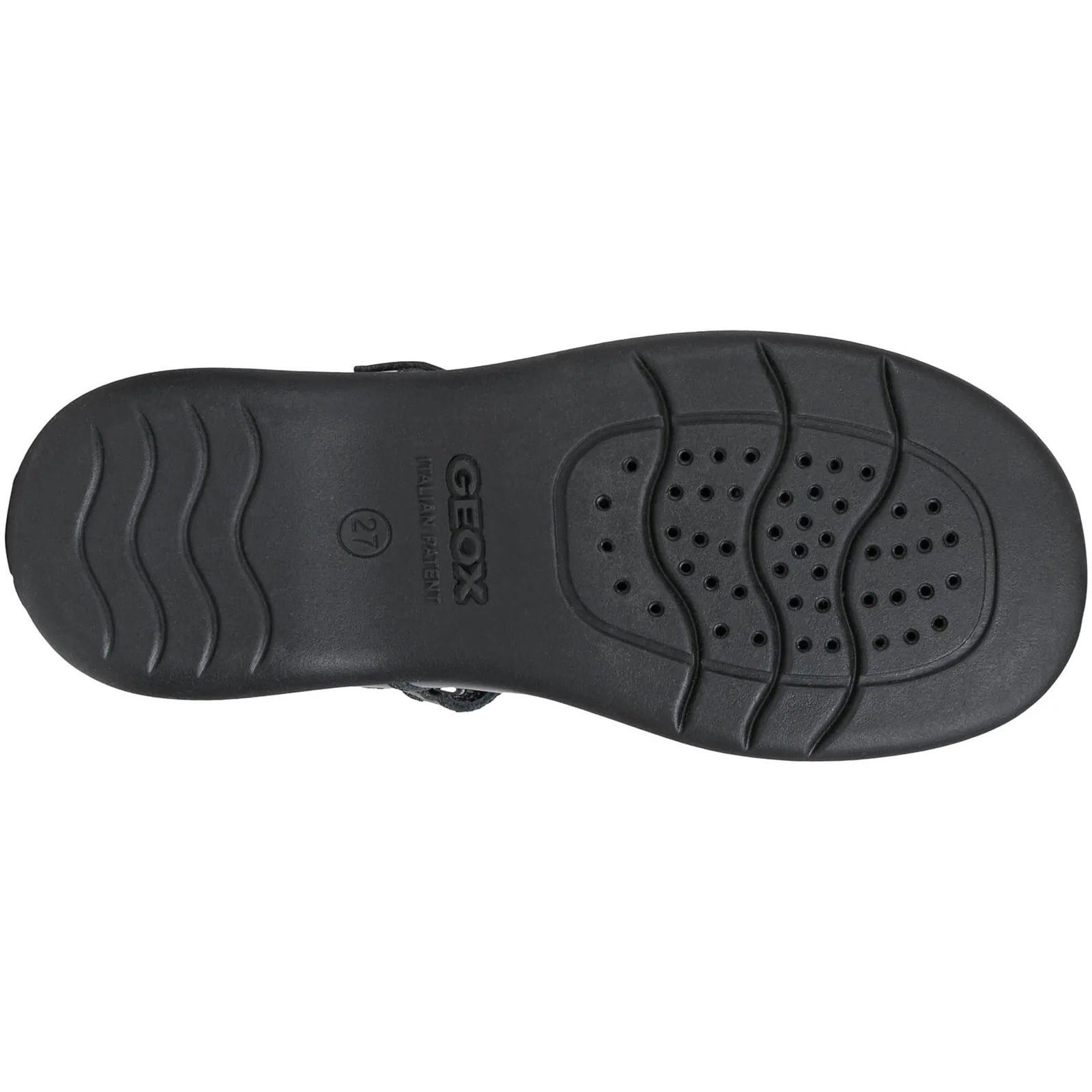 Geox Junior Girls Naimara Girl Ballerina Black Patent - Image 2