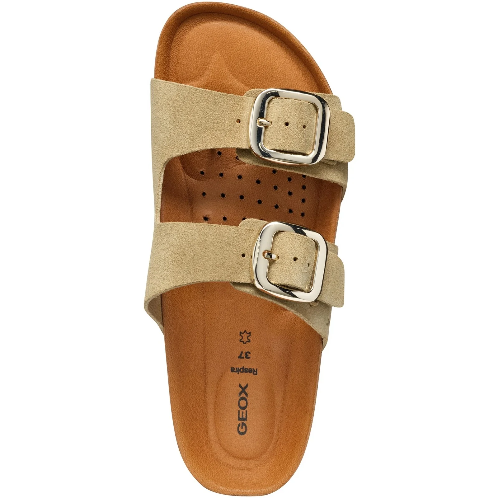 Geox Womens D BRIONIA H SANDALS Light Taupe - Image 3