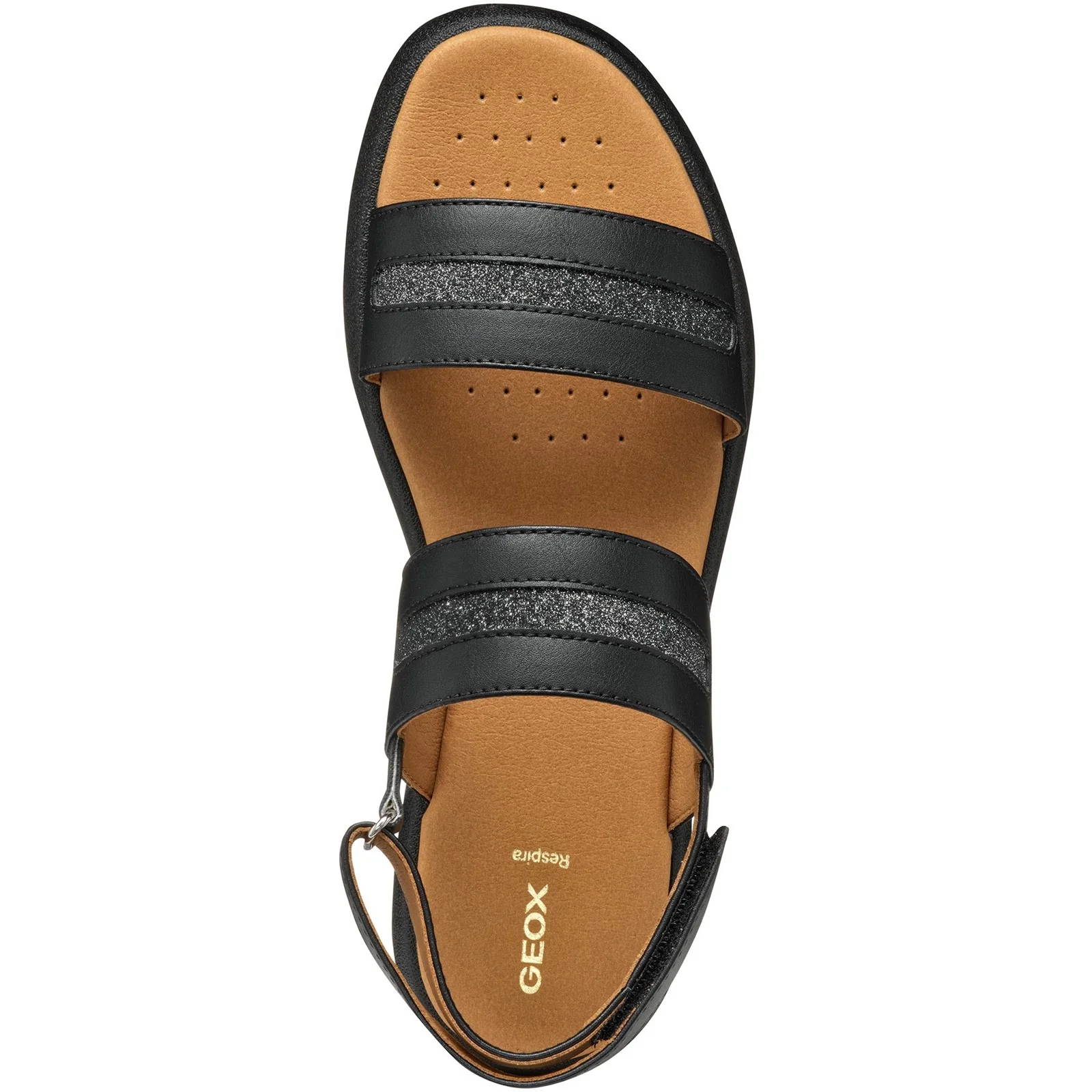 Geox Womens D CAMALEI SANDALS Black - Image 3