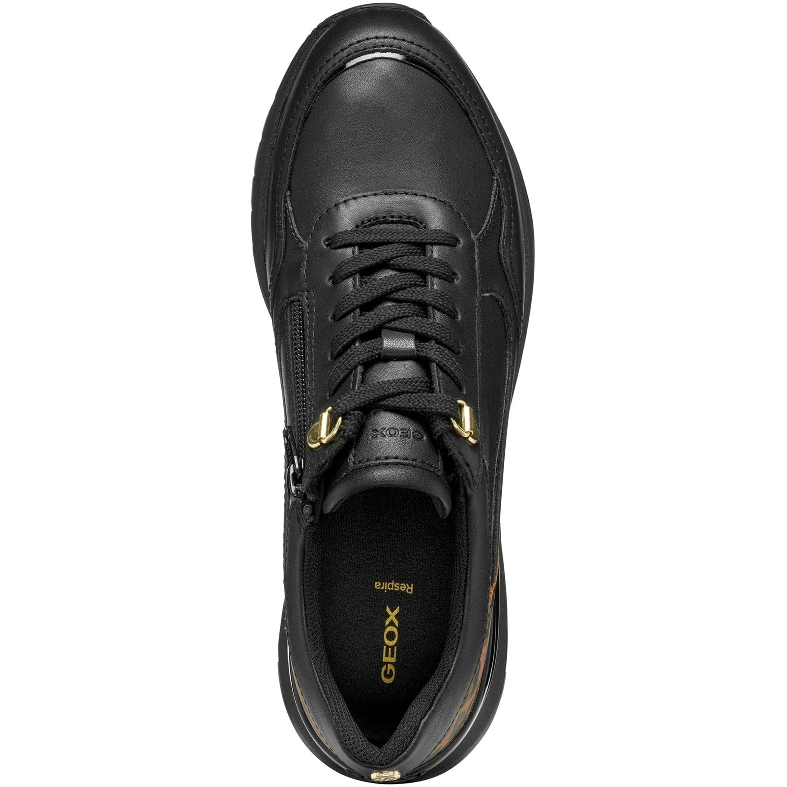 Geox Womens D DESYA A SNEAKERS Black - Image 2