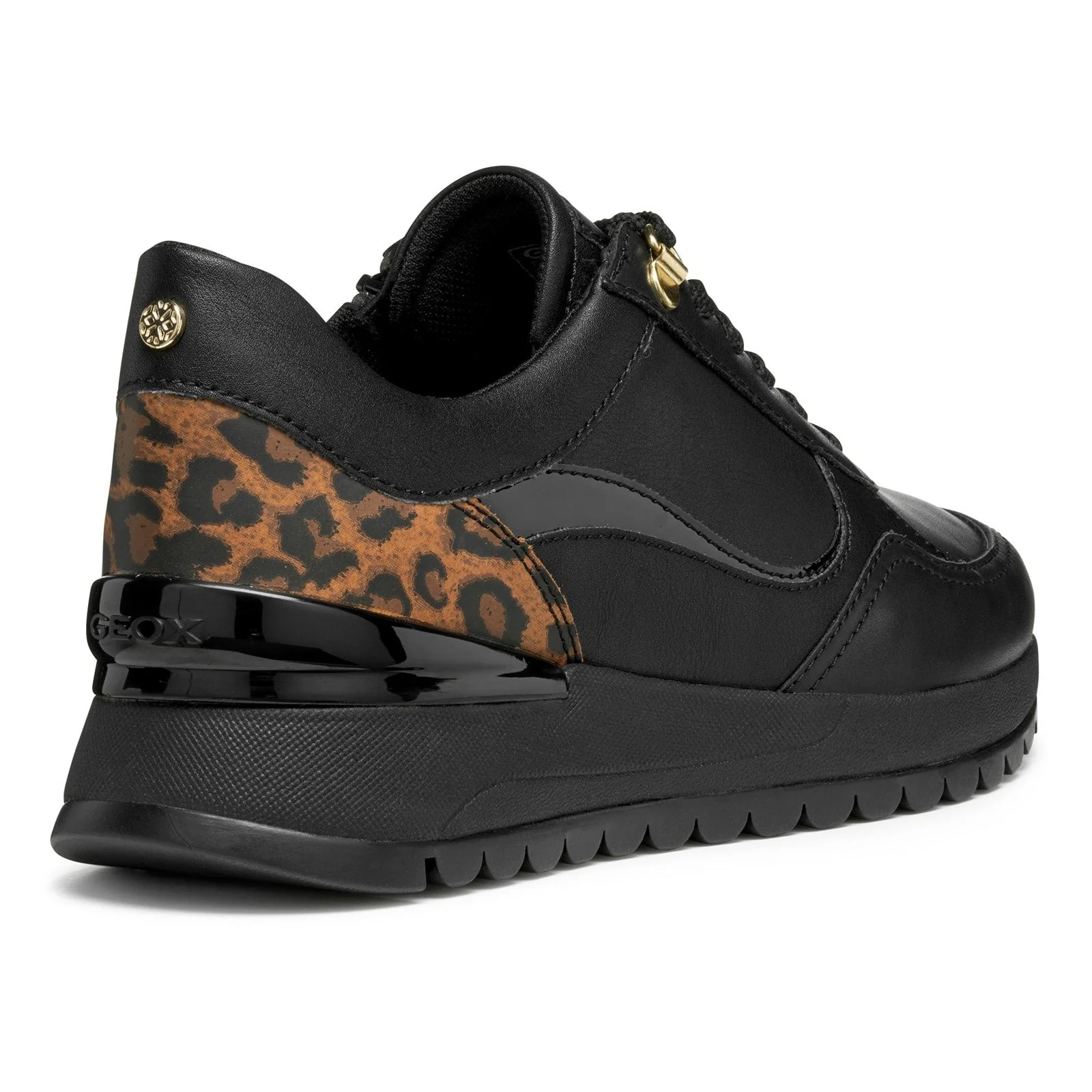 Geox Womens D DESYA A SNEAKERS Black - Image 4