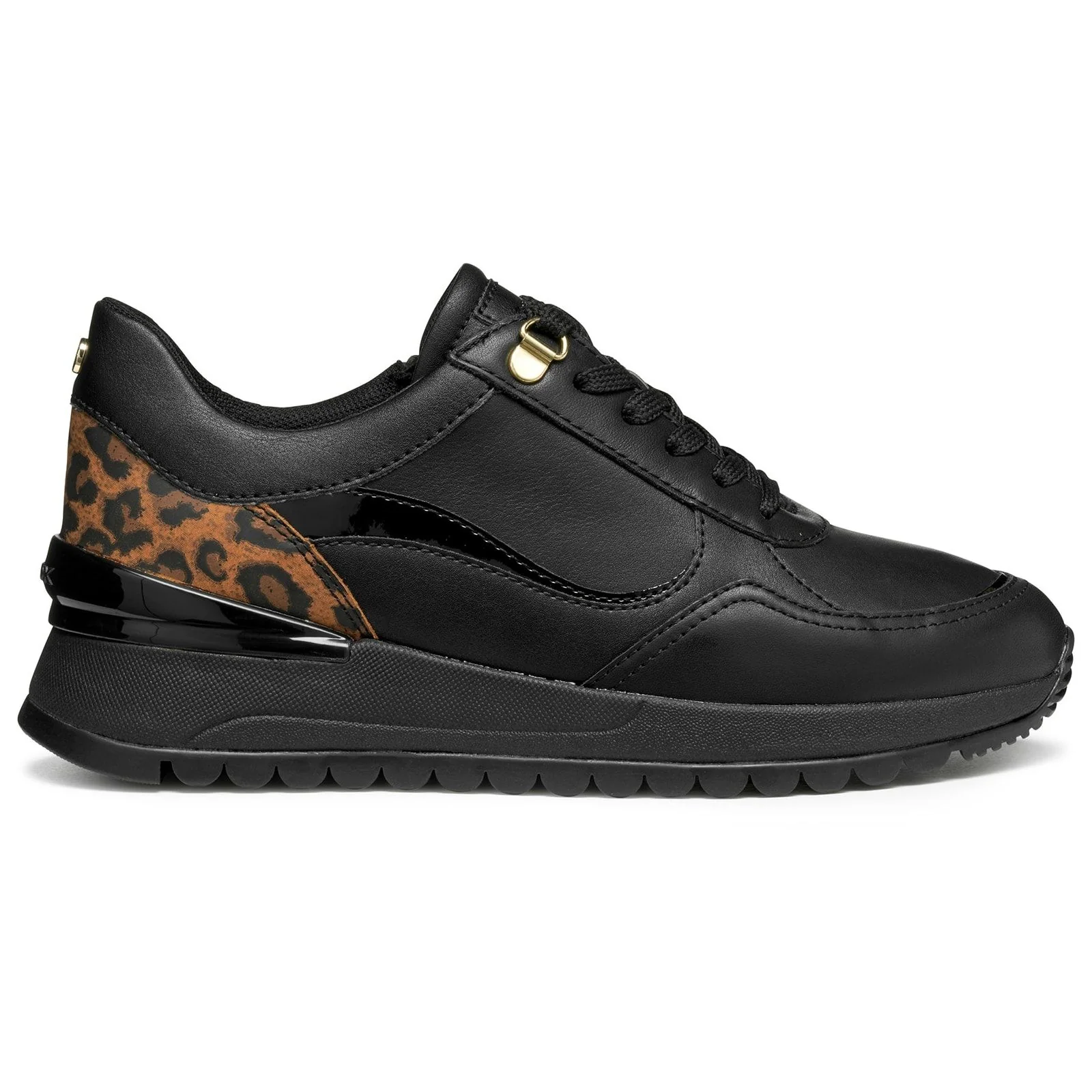 Geox Womens D DESYA A SNEAKERS Black - Image 5