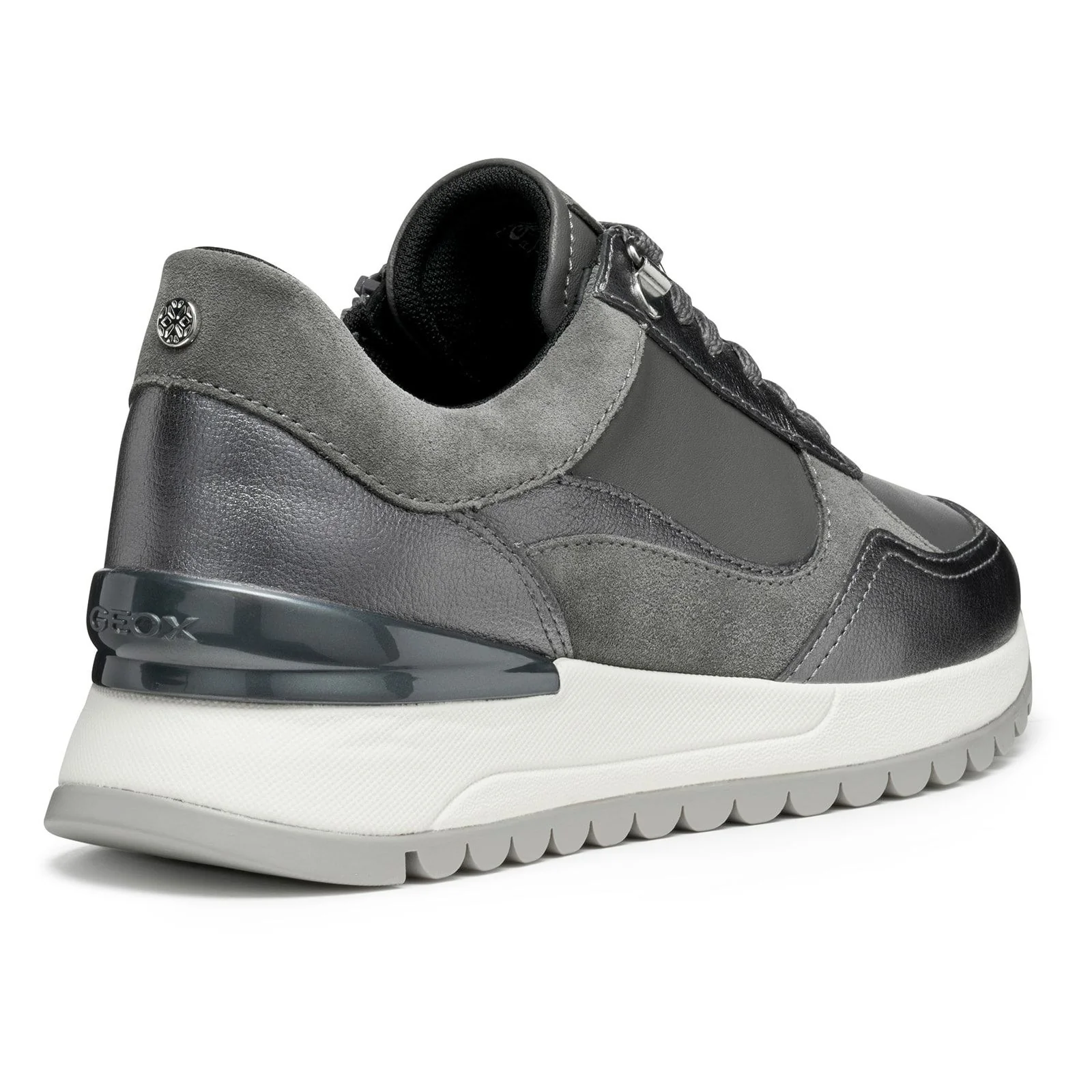 Geox Womens D DESYA A SNEAKERS Dark Grey/Gun - Image 4