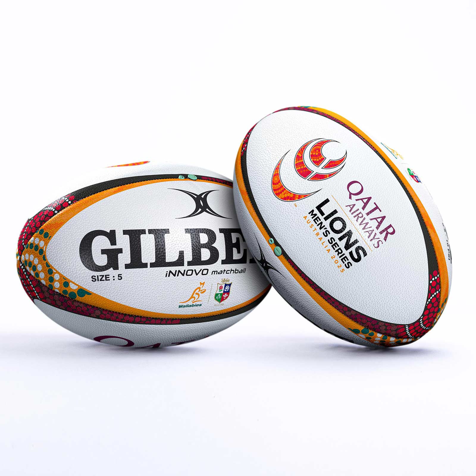 Gilbert British and Irish Lions Series 2025 Innovo Match Ball - Image 4