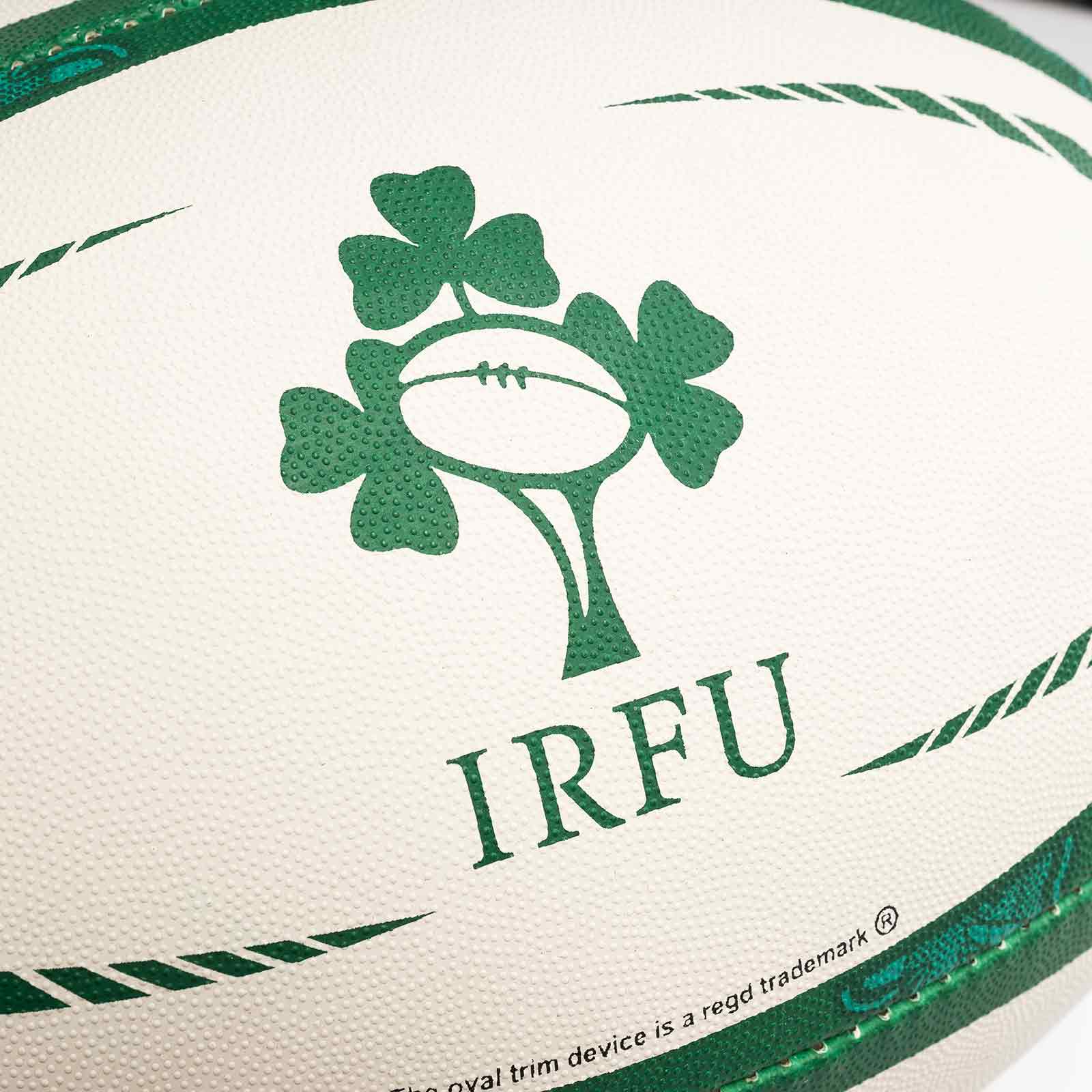 Gilbert IRFU Ireland Rugby 2025/26 Replica Ball - Size 5 - Image 3