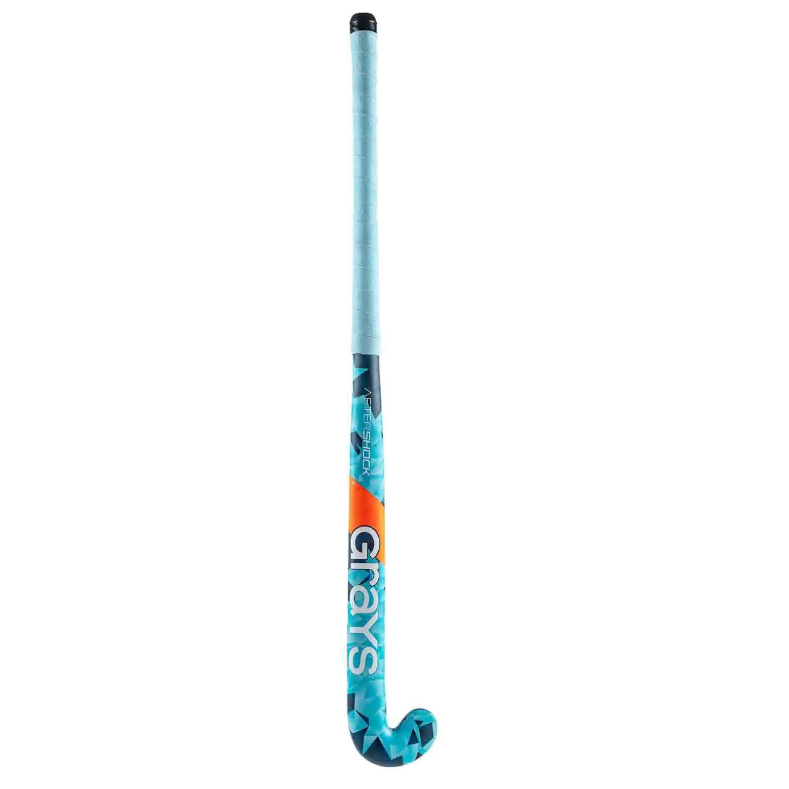 Grays Aftershock Ultrabow Junior Hockey Stick Navy/Sky - Image 2