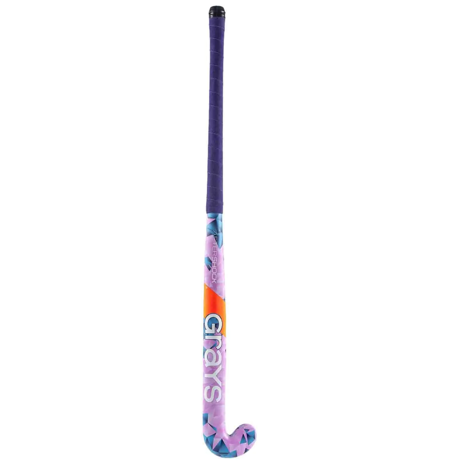 Grays Aftershock Ultrabow Junior Hockey Stick Purple/Blue - Image 2