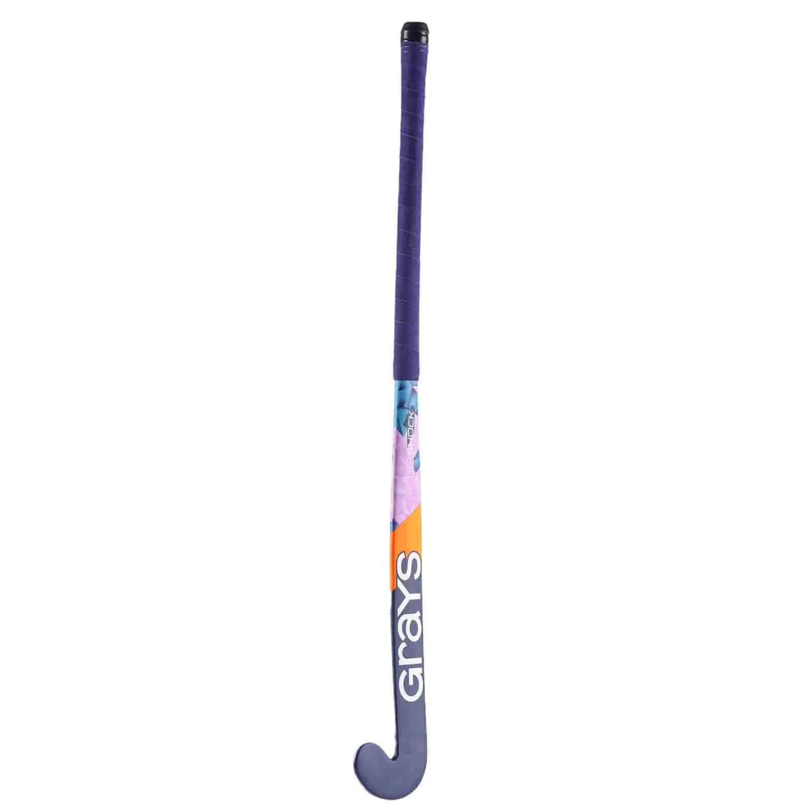 Grays Aftershock Ultrabow Junior Hockey Stick Purple/Blue - Image 4
