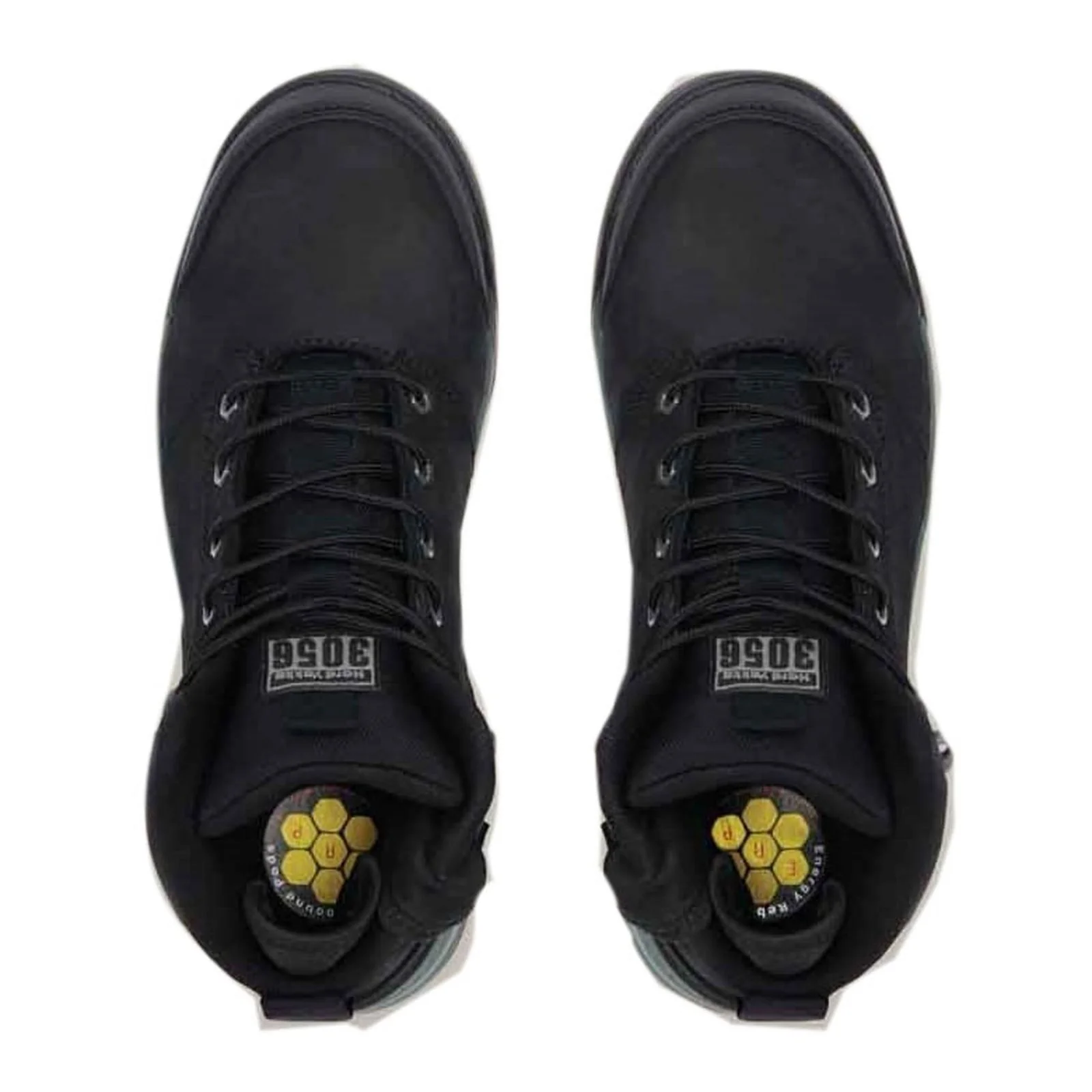 Hard Yakka Mens 3056 Lace Zip Safety Boot Black - Image 3