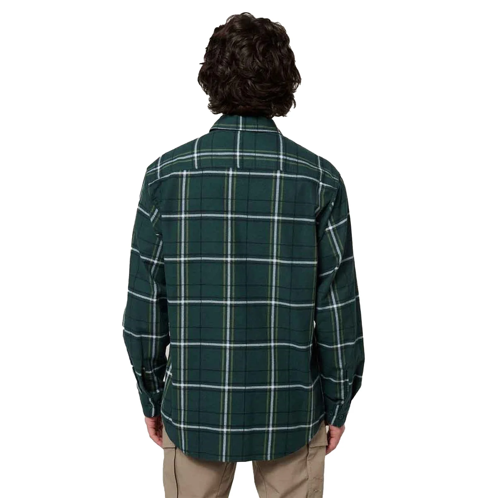 Hard Yakka Mens Core Flannel Shirt Green - Image 2
