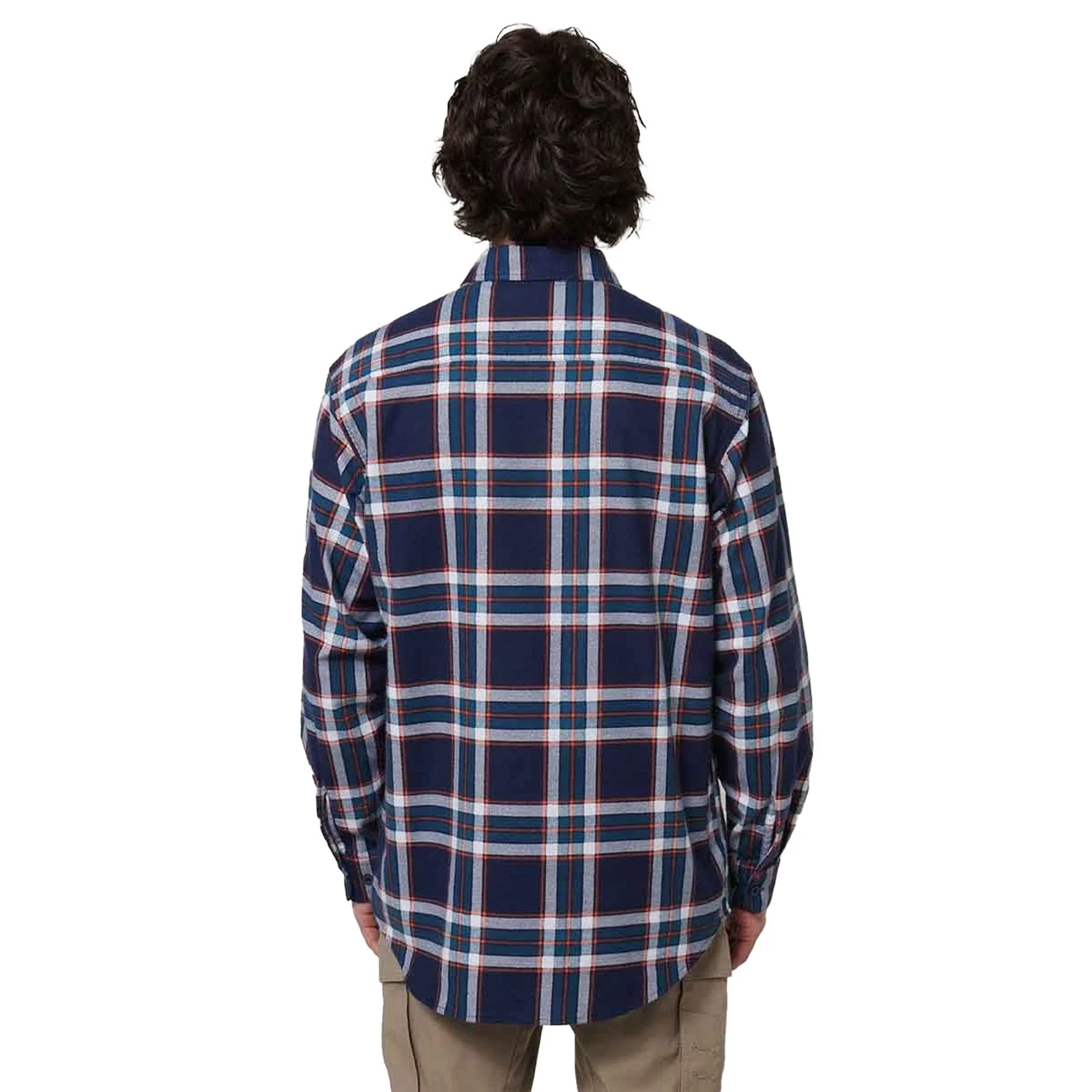 Hard Yakka Mens Core Flannel Shirt Navy - Image 2