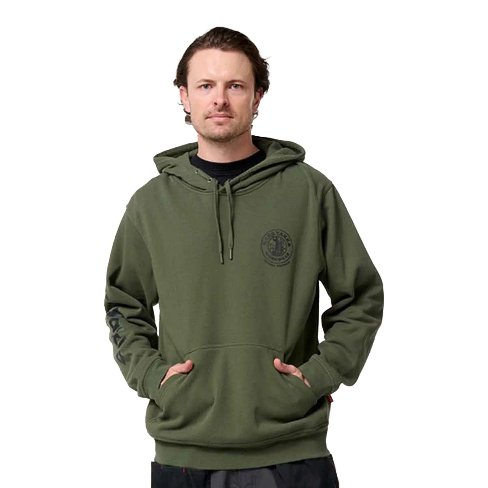 Hard Yakka Mens Heritage Hoodie Military Green