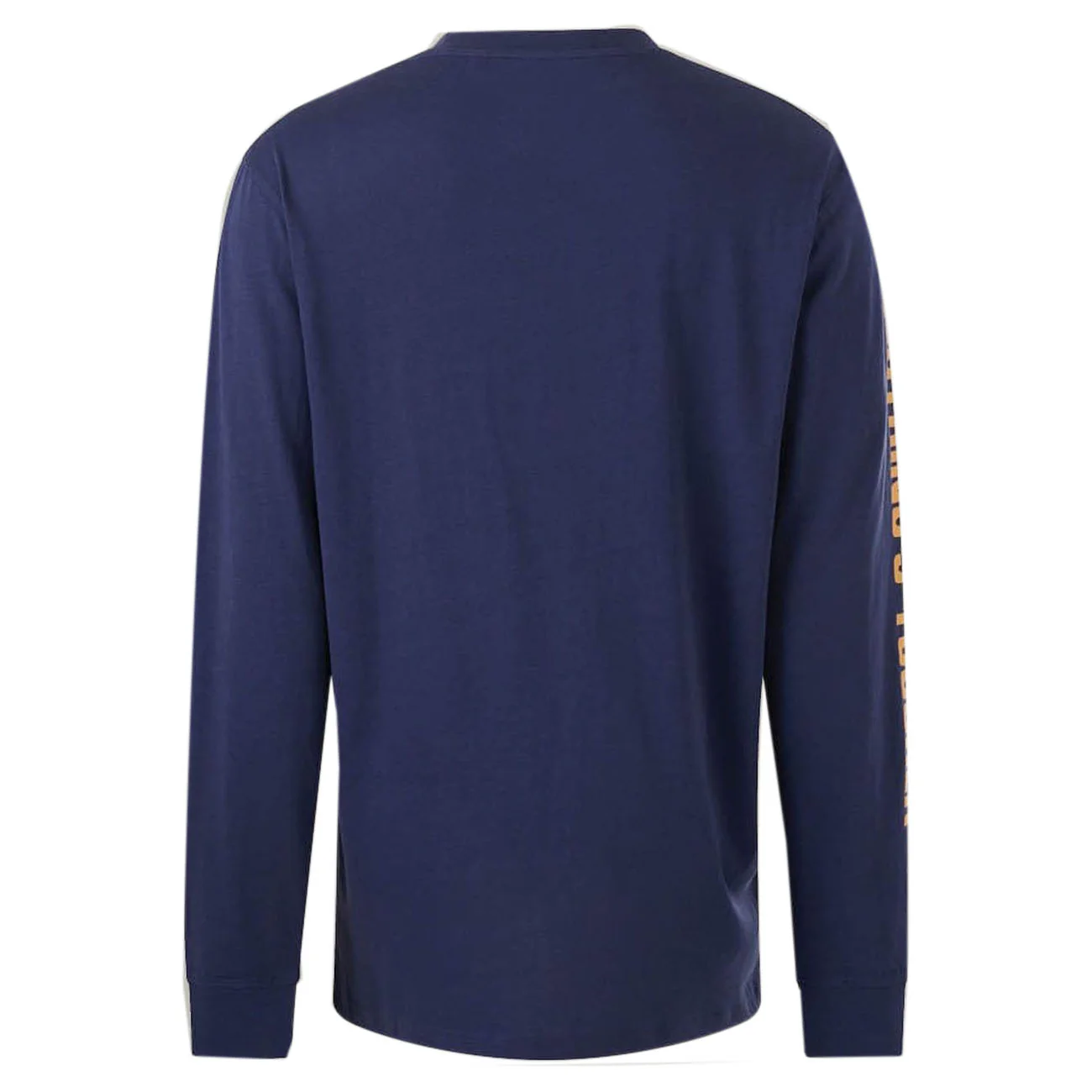 Hard Yakka Mens Heritage Icon Long Sleeve Tee Navy - Image 2