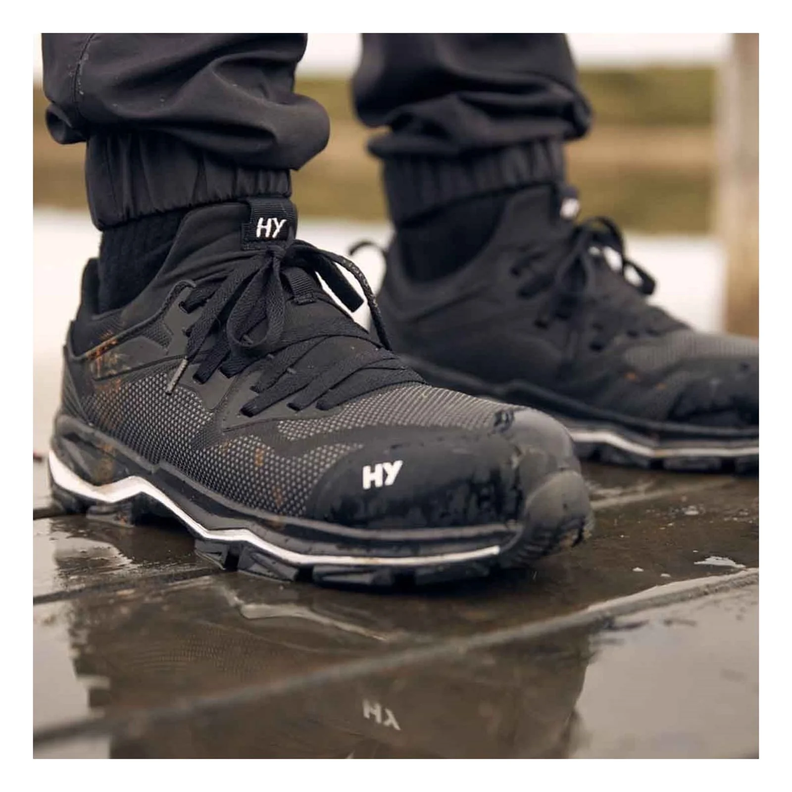 Hard Yakka Mens Icon PR Sport Safety Black - Image 3