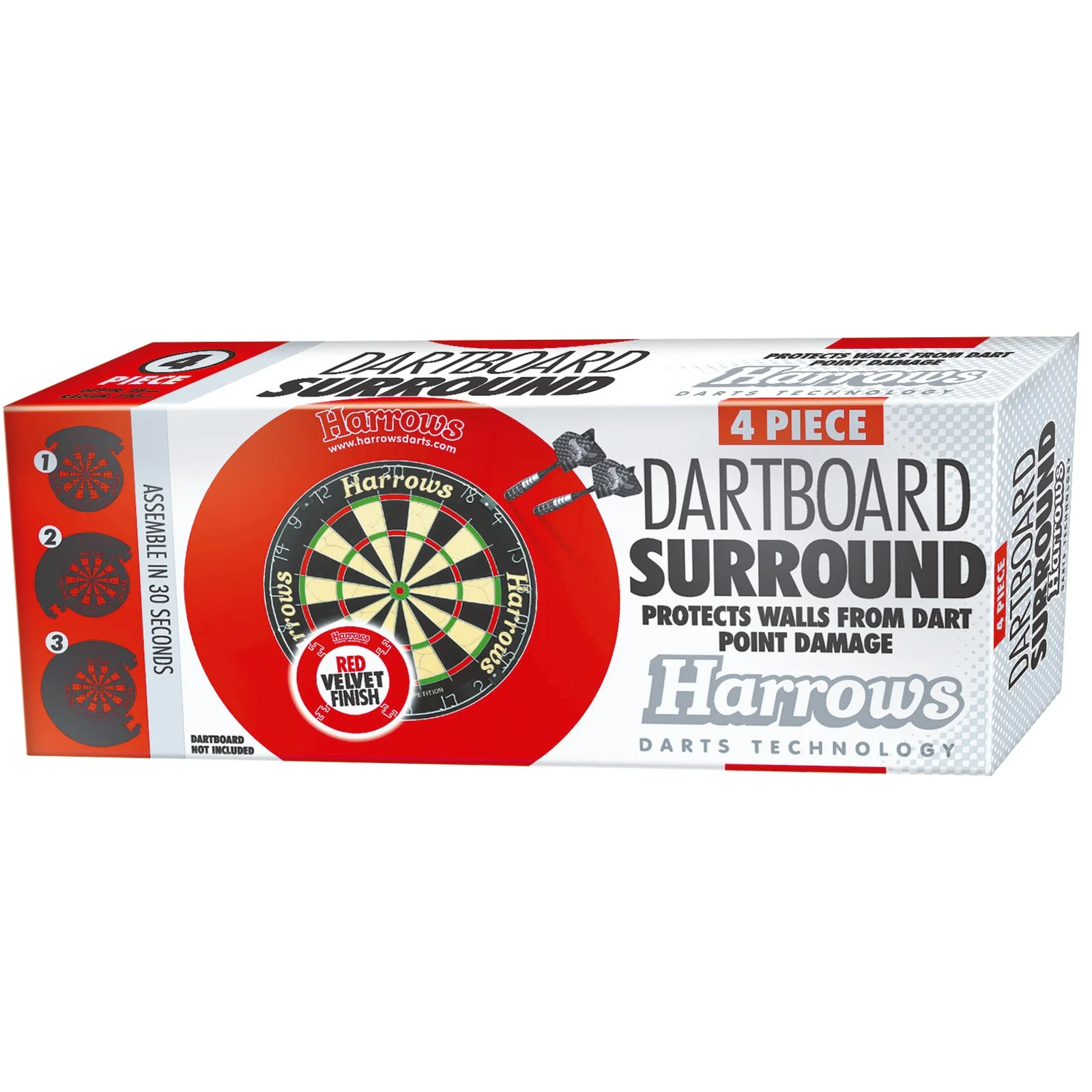 Harrows 4 Piece Surround Red