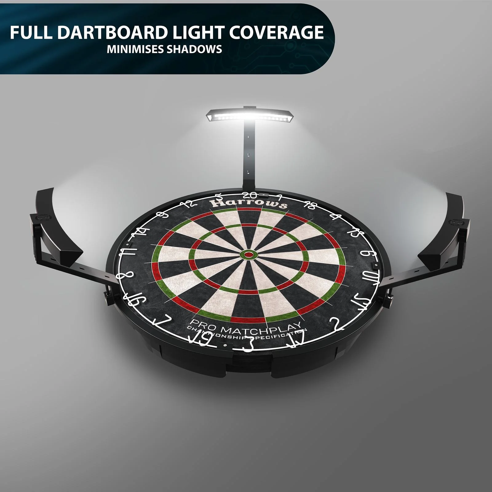 Harrows Trilight Dartboard Lighting System - Image 3