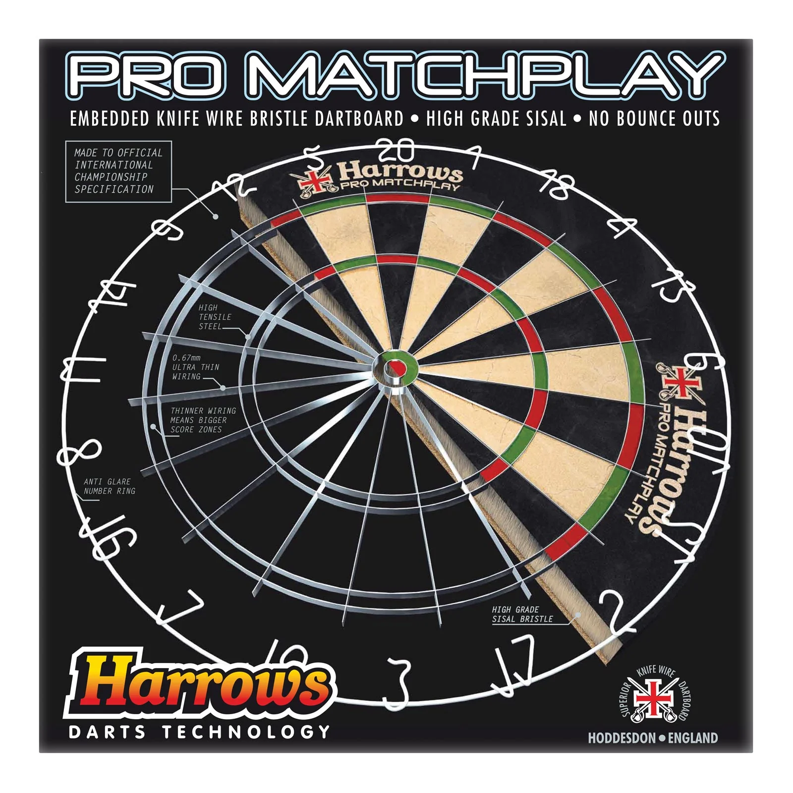 Harrows Pro Matchplay Dartboard - Image 2