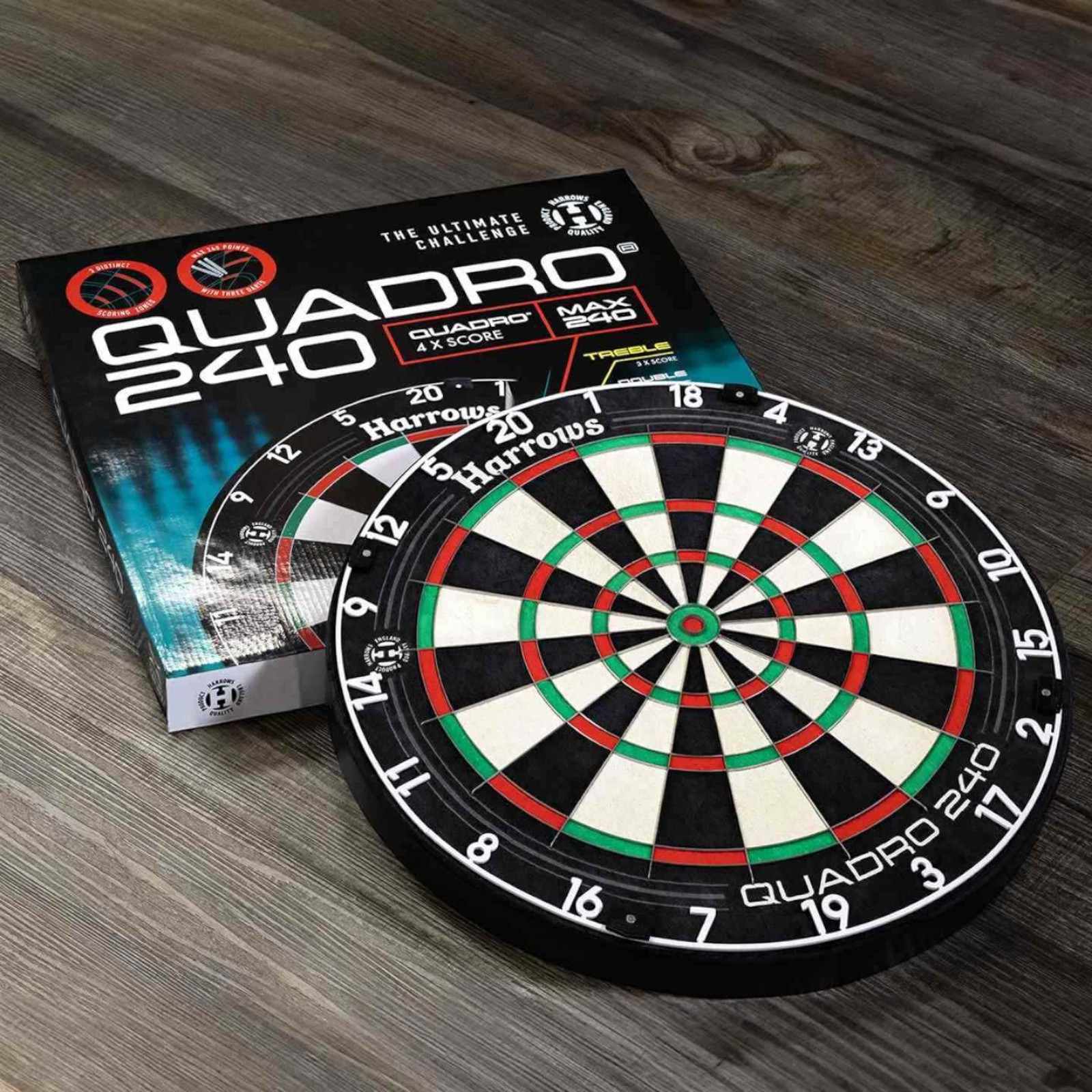 Harrows Quadro 240 Classic Dartboard - Image 8