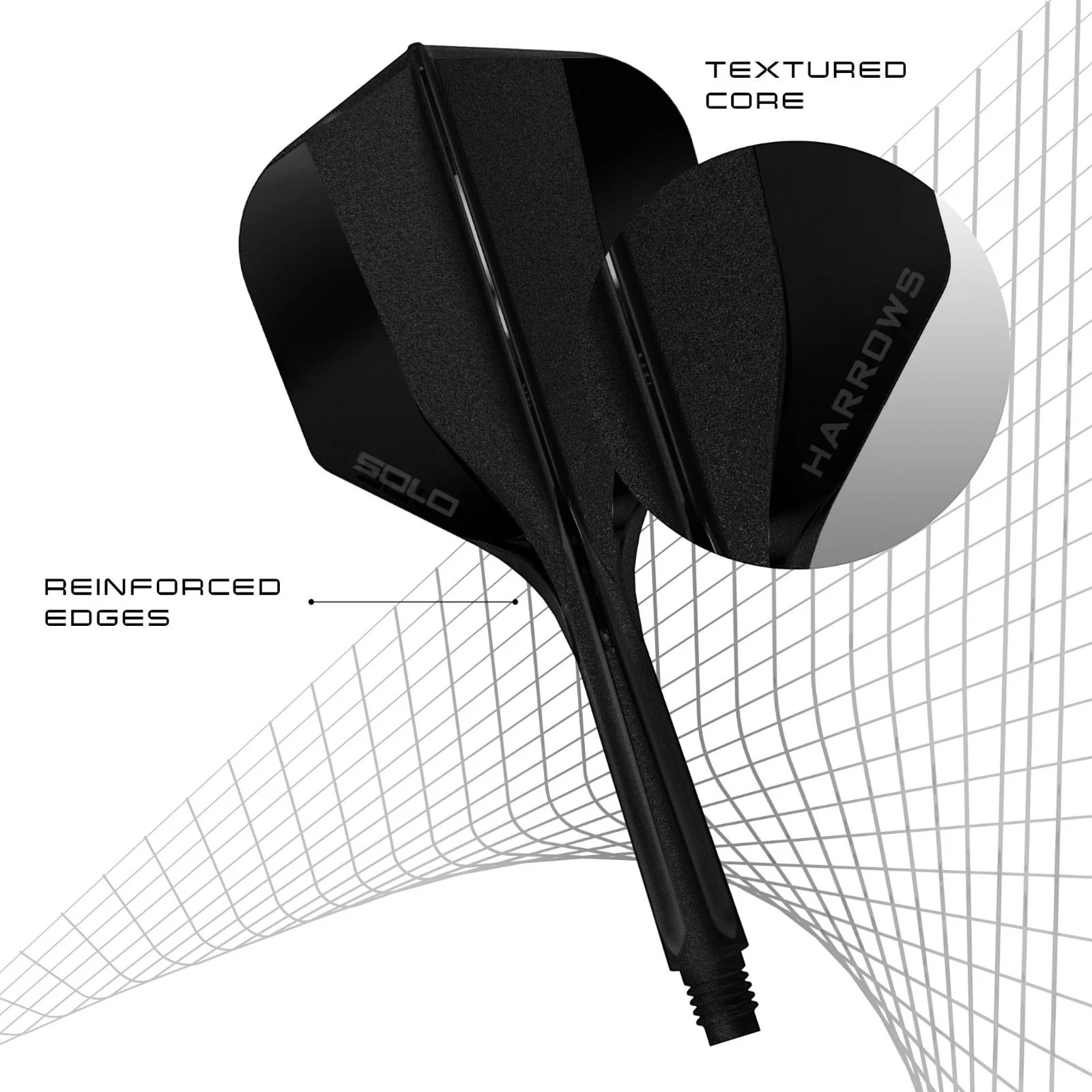 Harrows Darts Solo No.6 Integrated Flight and Shaft - Image 4