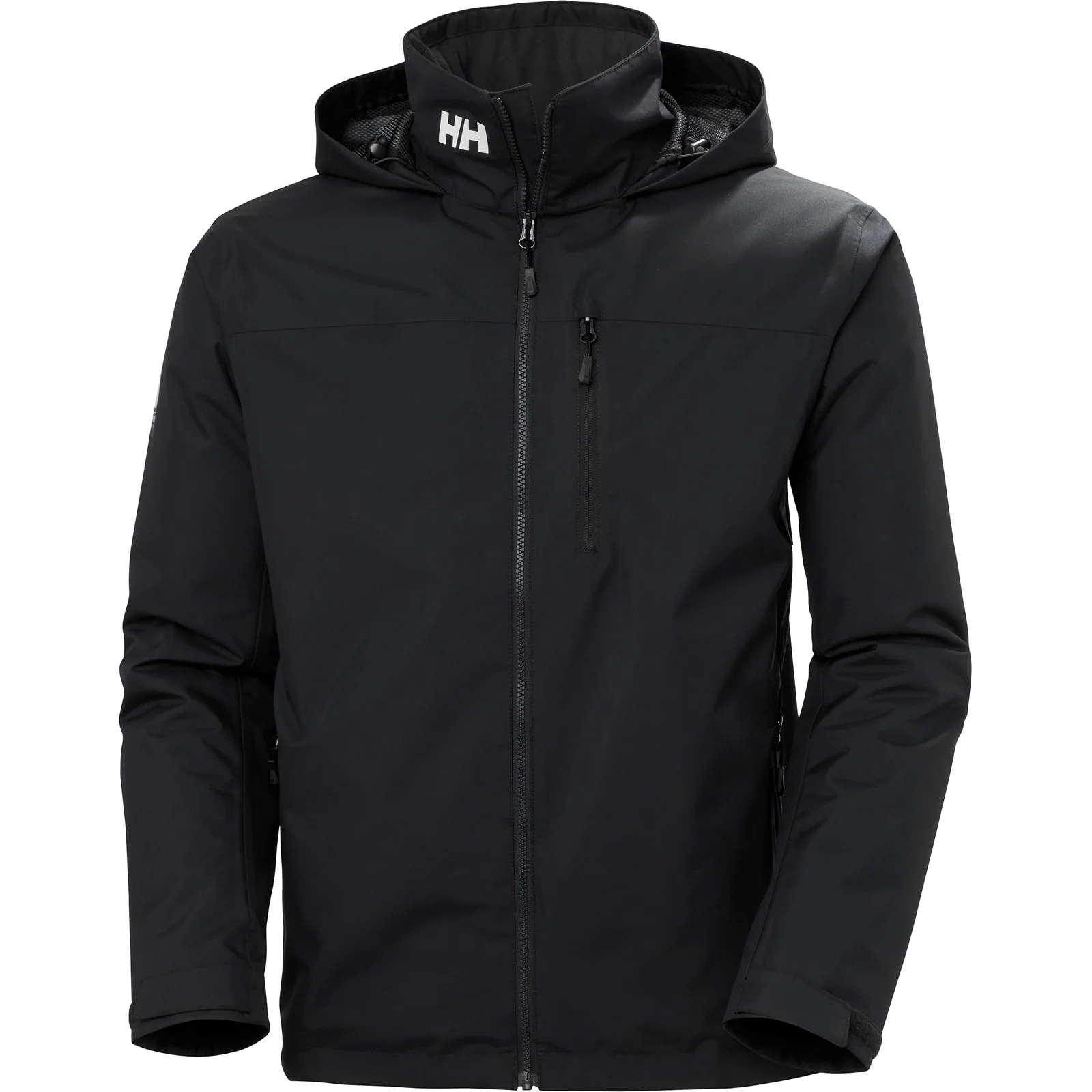 Helly Hansen Sport Mens Crew Hooded Midlayer Sailing Jacket 2.0 Black - Image 3