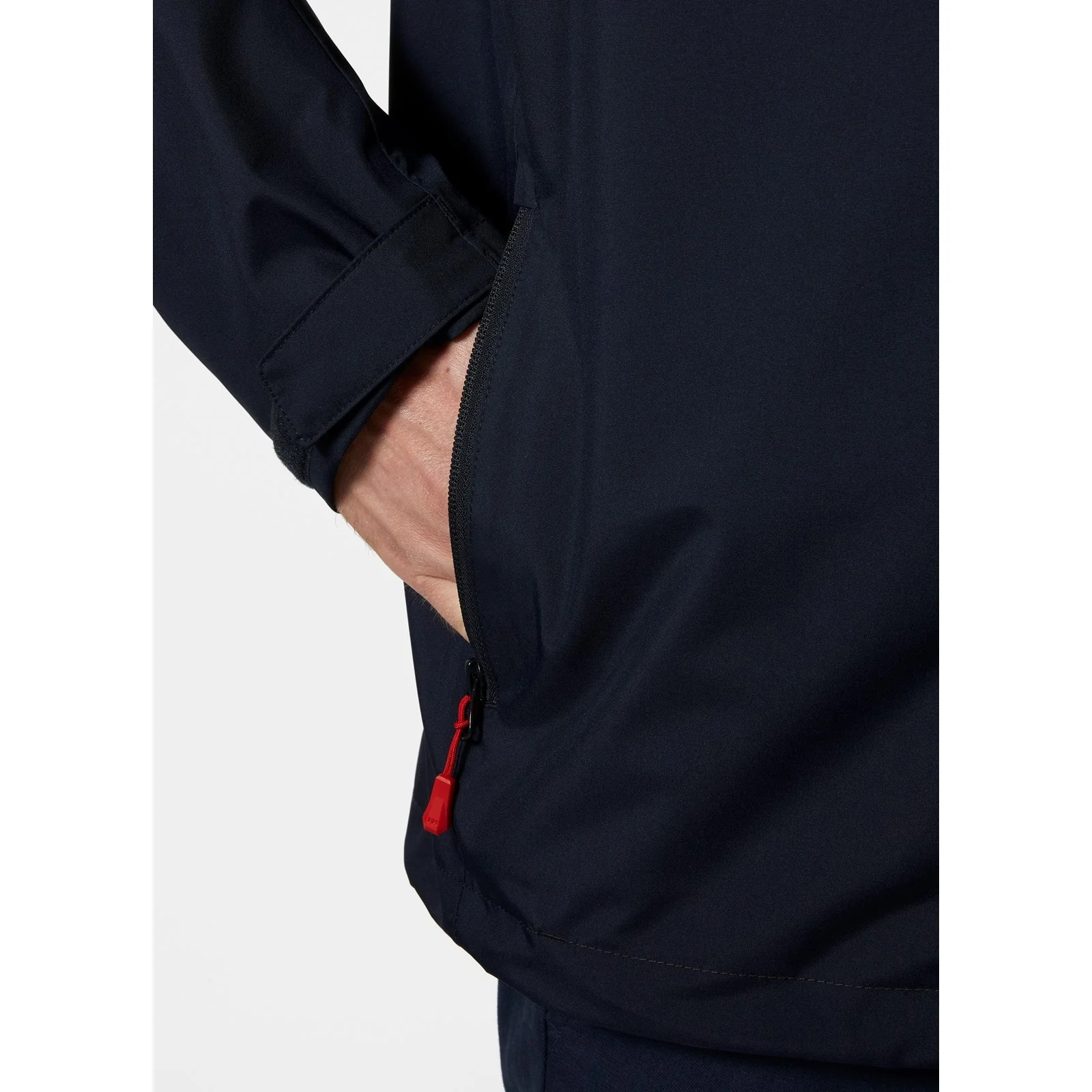 Helly Hansen Sport Mens Crew Hooded Midlayer Sailing Jacket 2.0 Navy - Image 4