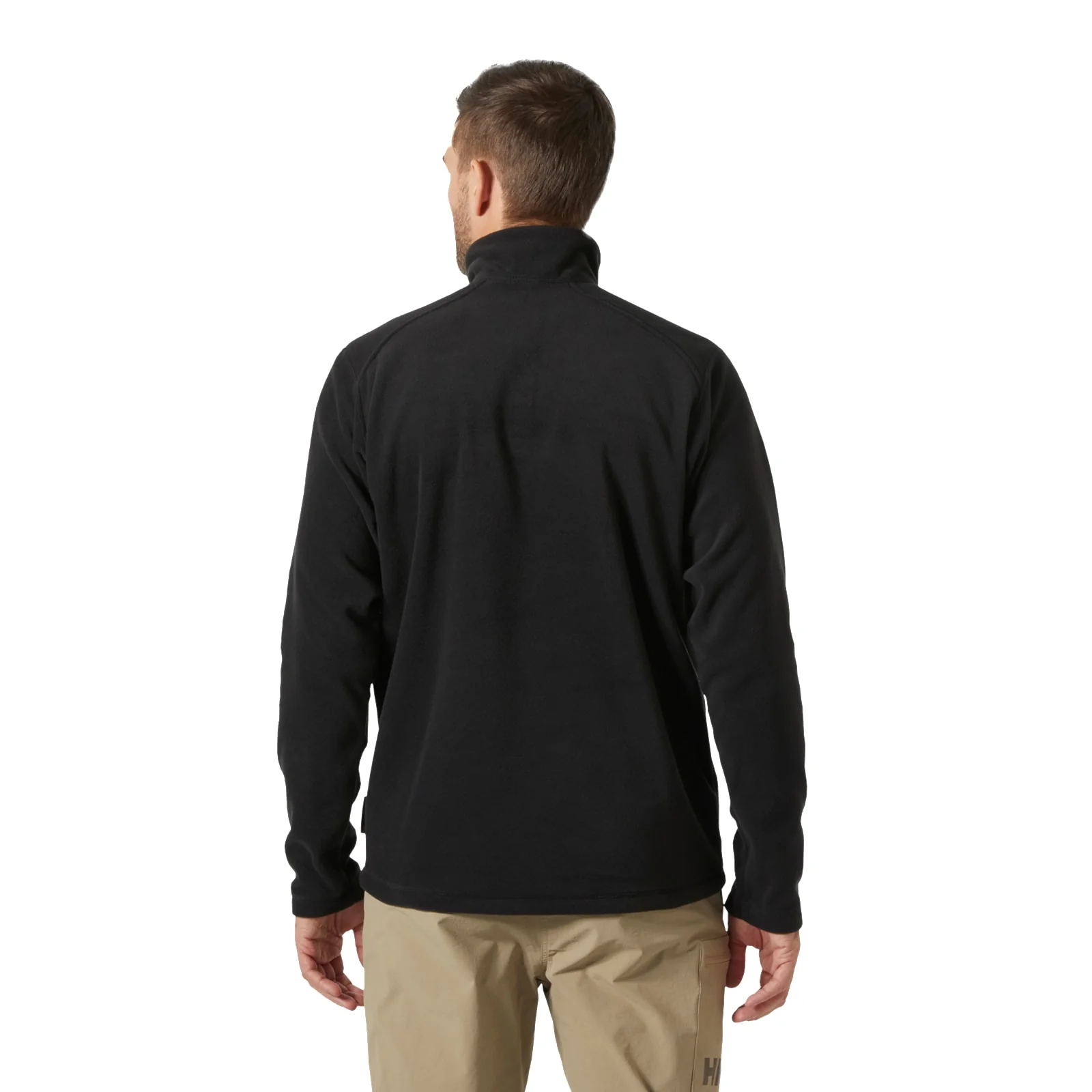 Helly Hansen Sport Mens Daybreaker 1/2 Zip Fleece Black - Image 2