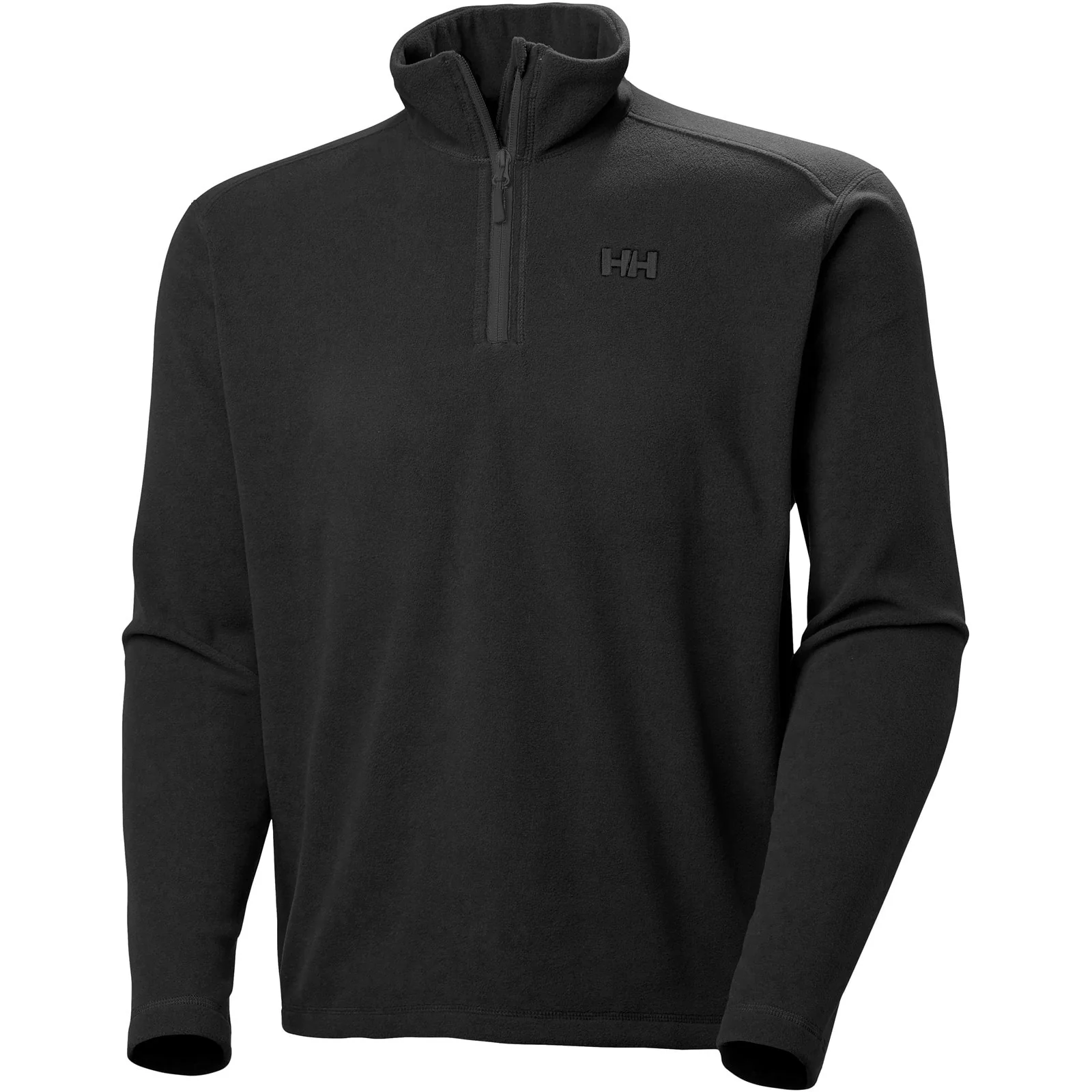 Helly Hansen Sport Mens Daybreaker 1/2 Zip Fleece Black - Image 3