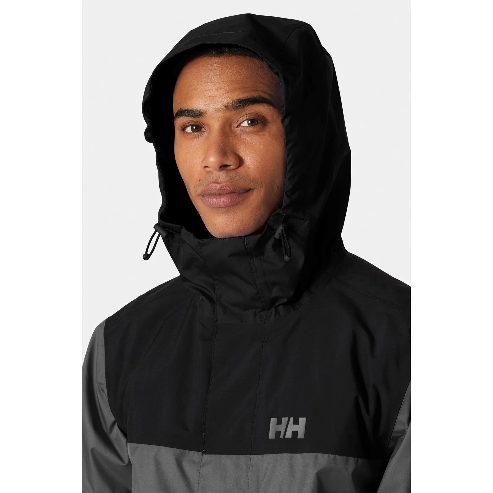 Helly Hansen Sport Mens Vancouver Rain Jacket Ebony - Image 5