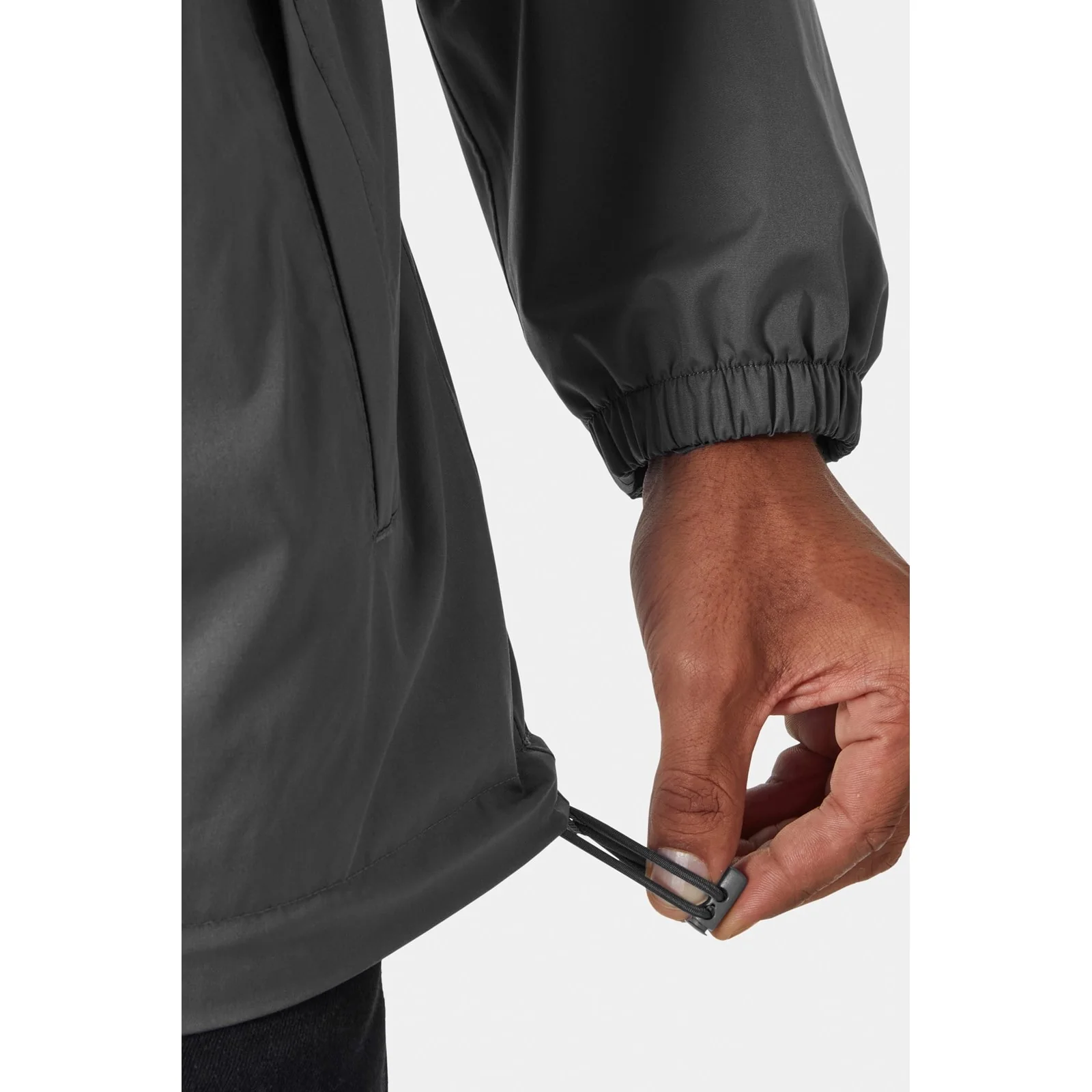 Helly Hansen Sport Mens Vancouver Rain Jacket Ebony - Image 6