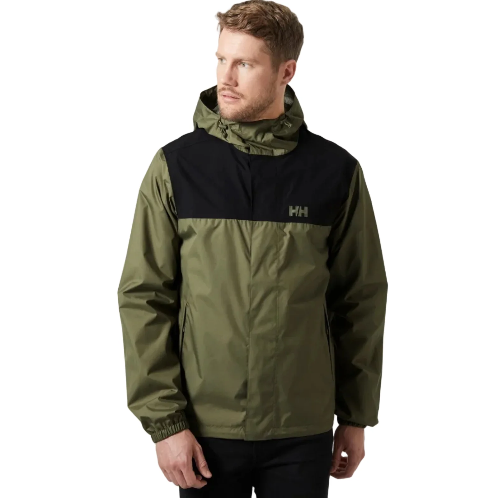Helly Hansen Sport Mens Vancouver Rain Jacket Green