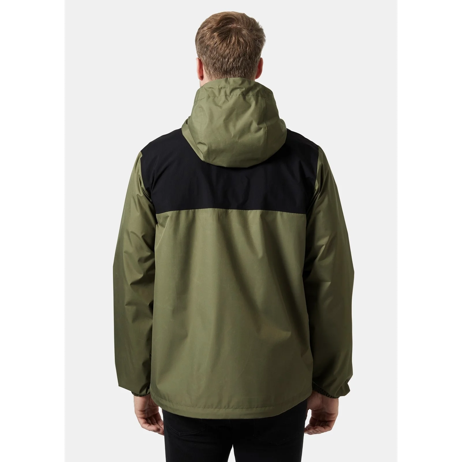 Helly Hansen Sport Mens Vancouver Rain Jacket Green - Image 2