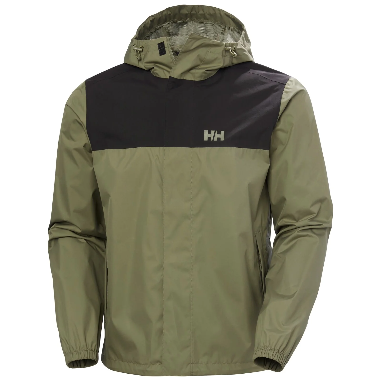Helly Hansen Sport Mens Vancouver Rain Jacket Green - Image 3