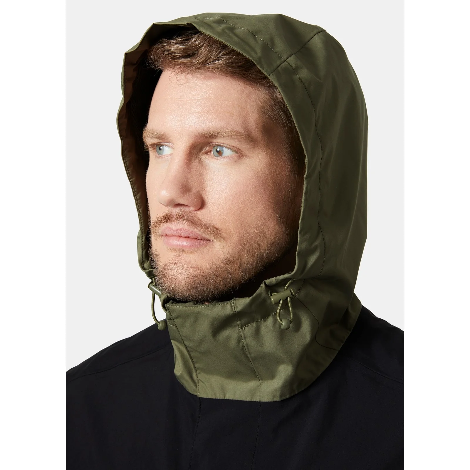 Helly Hansen Sport Mens Vancouver Rain Jacket Green - Image 6